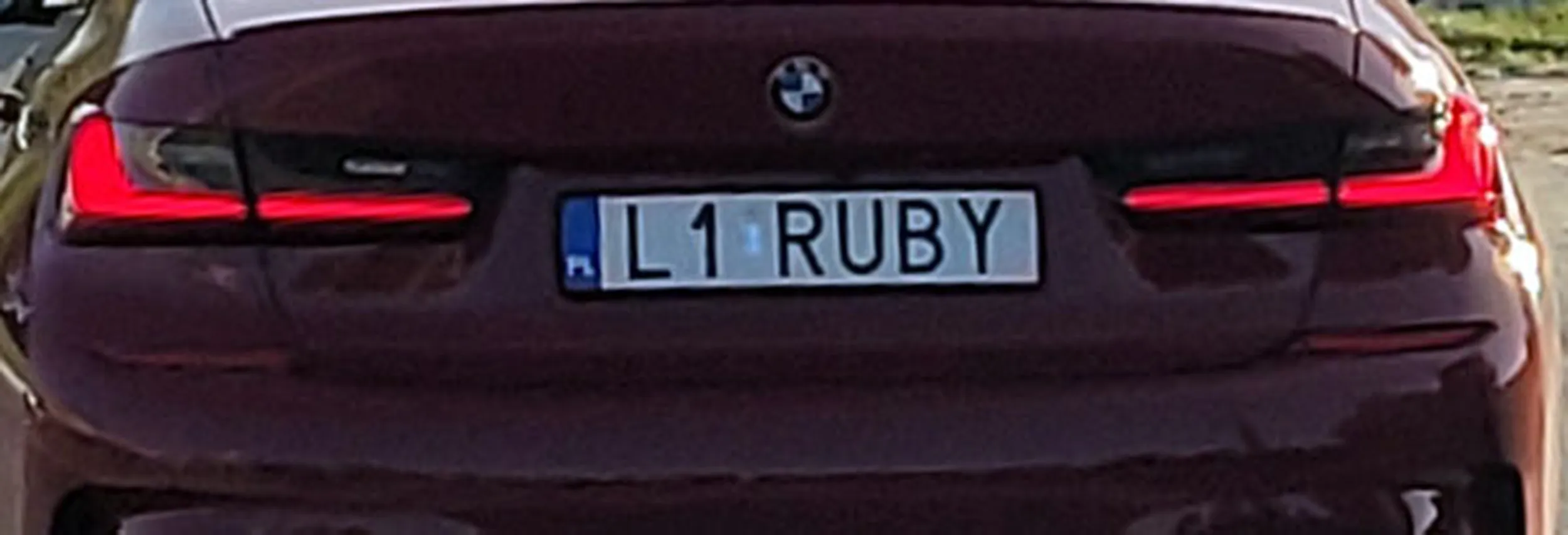 Fajny numer, blacha L1 RUBY