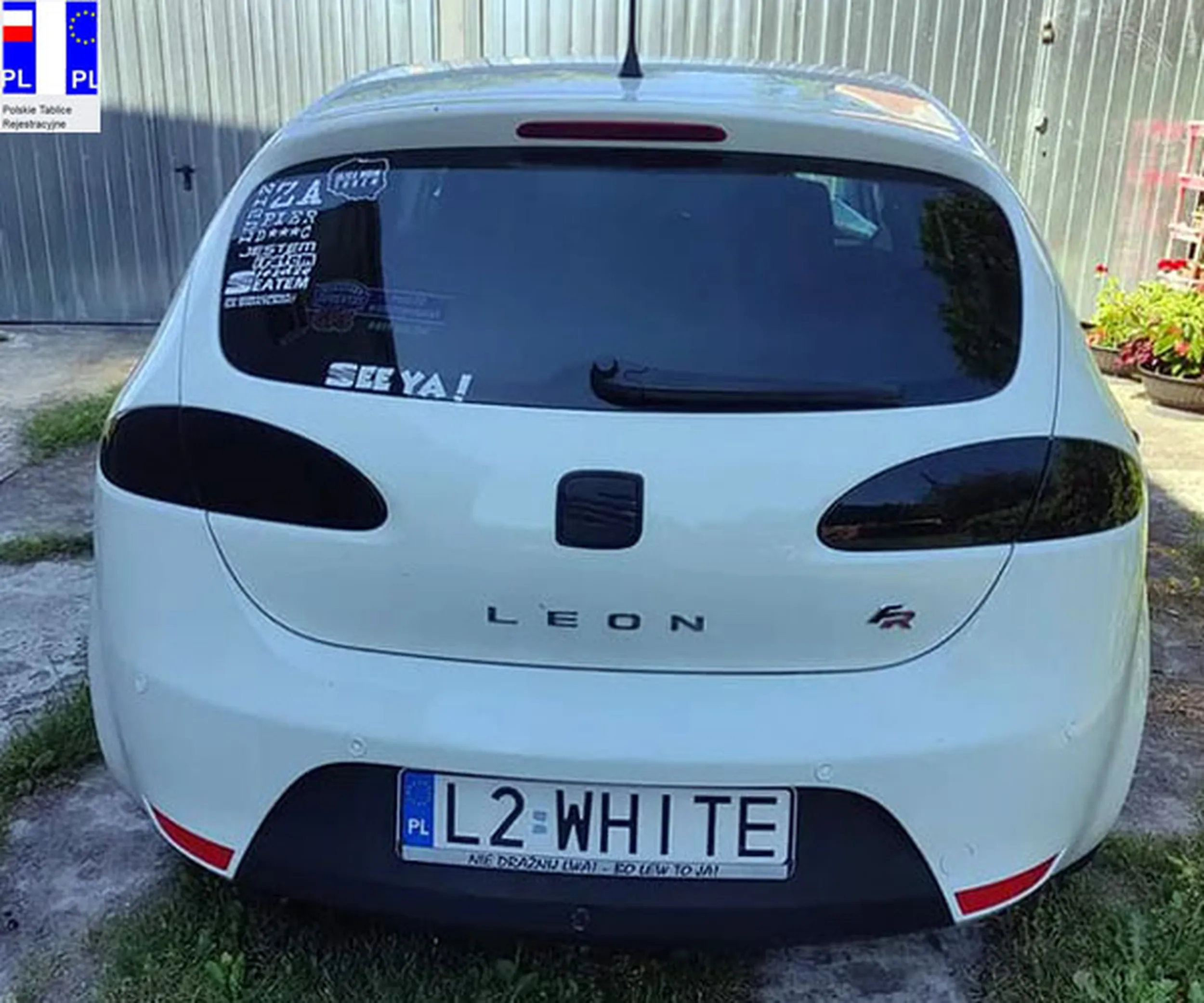 Fajny numer, blacha L2 WHITE