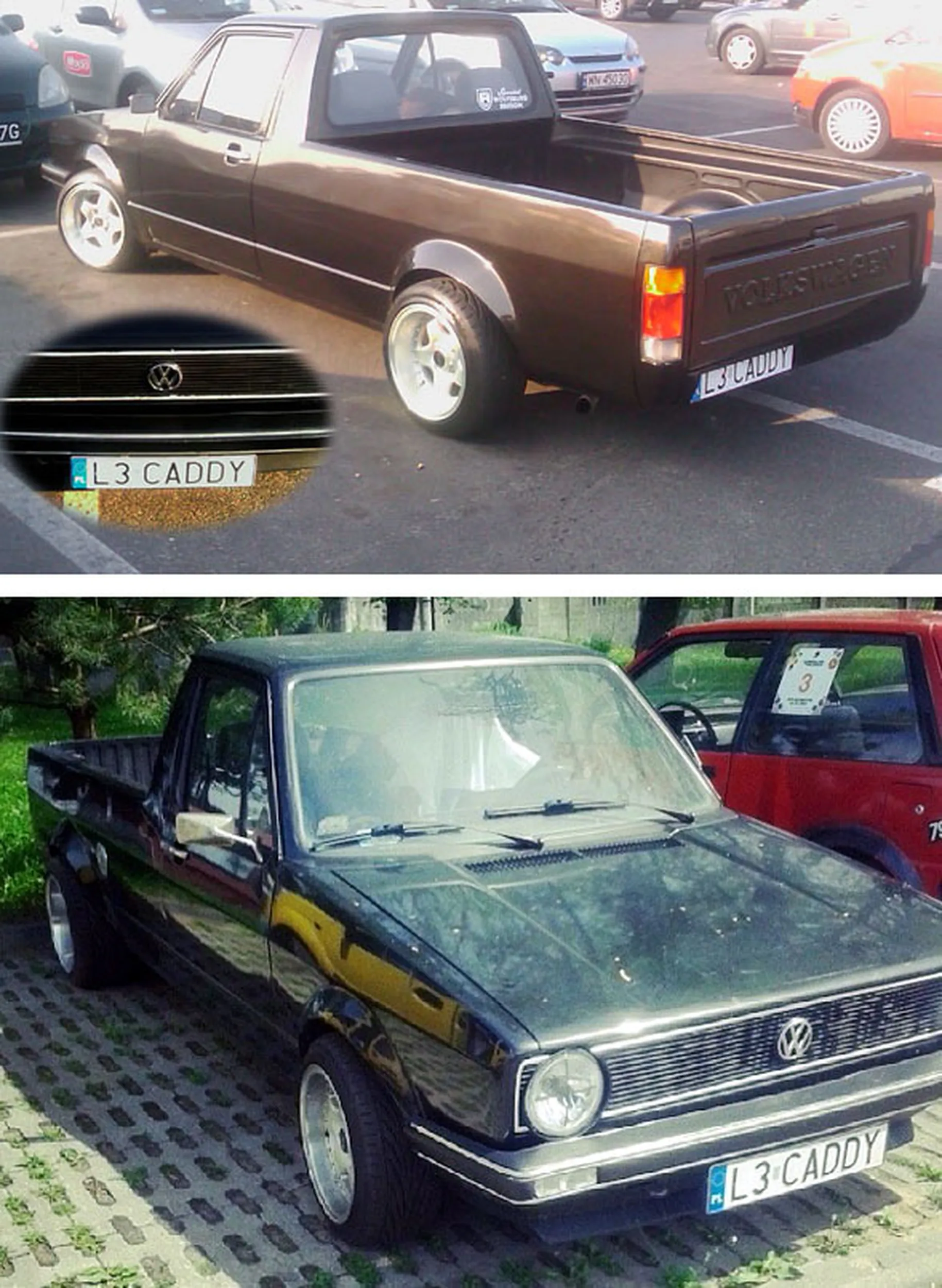 Fajny numer, blacha L3 CADDY