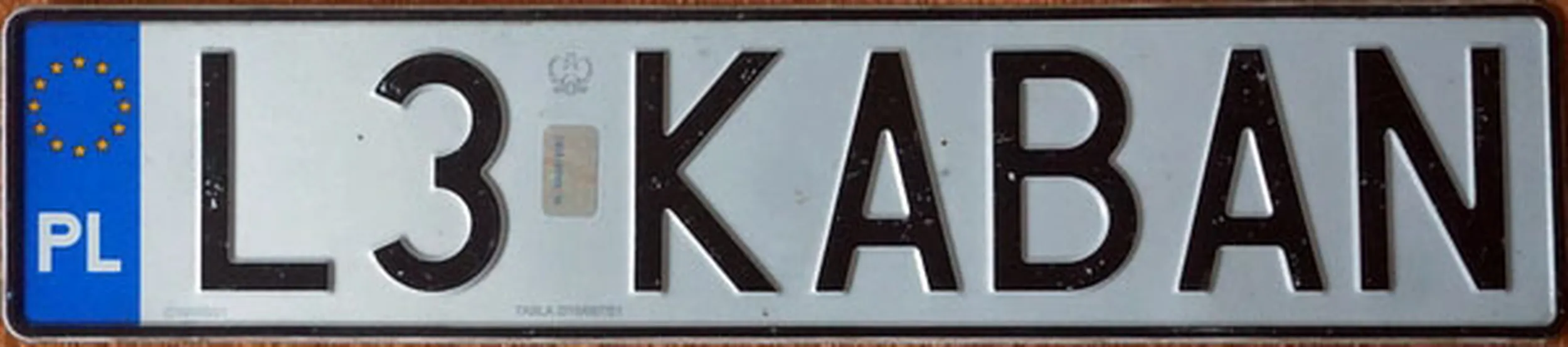 Fajny numer, blacha L3 KABAN