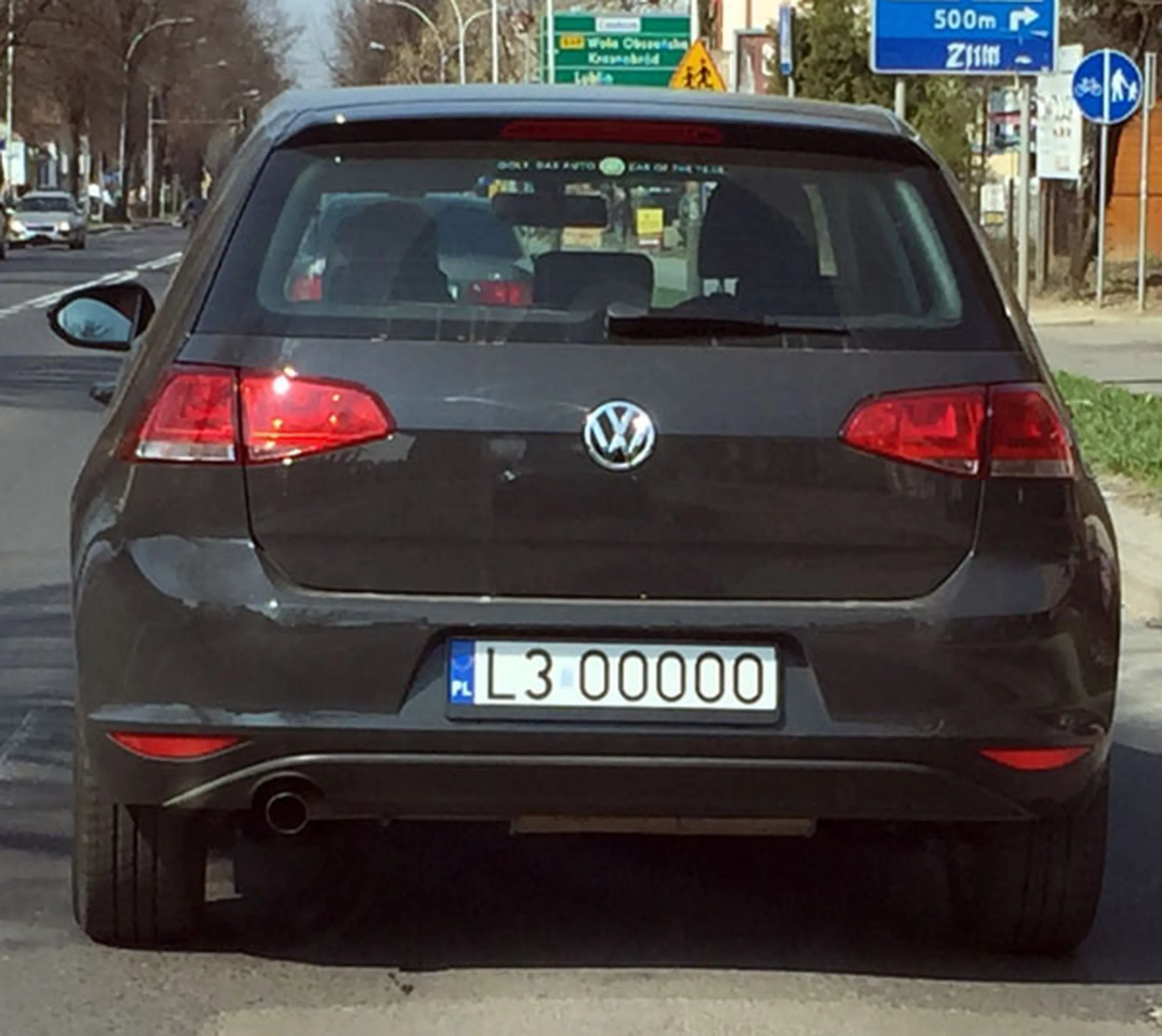 Fajny numer, blacha L3 OOOOO