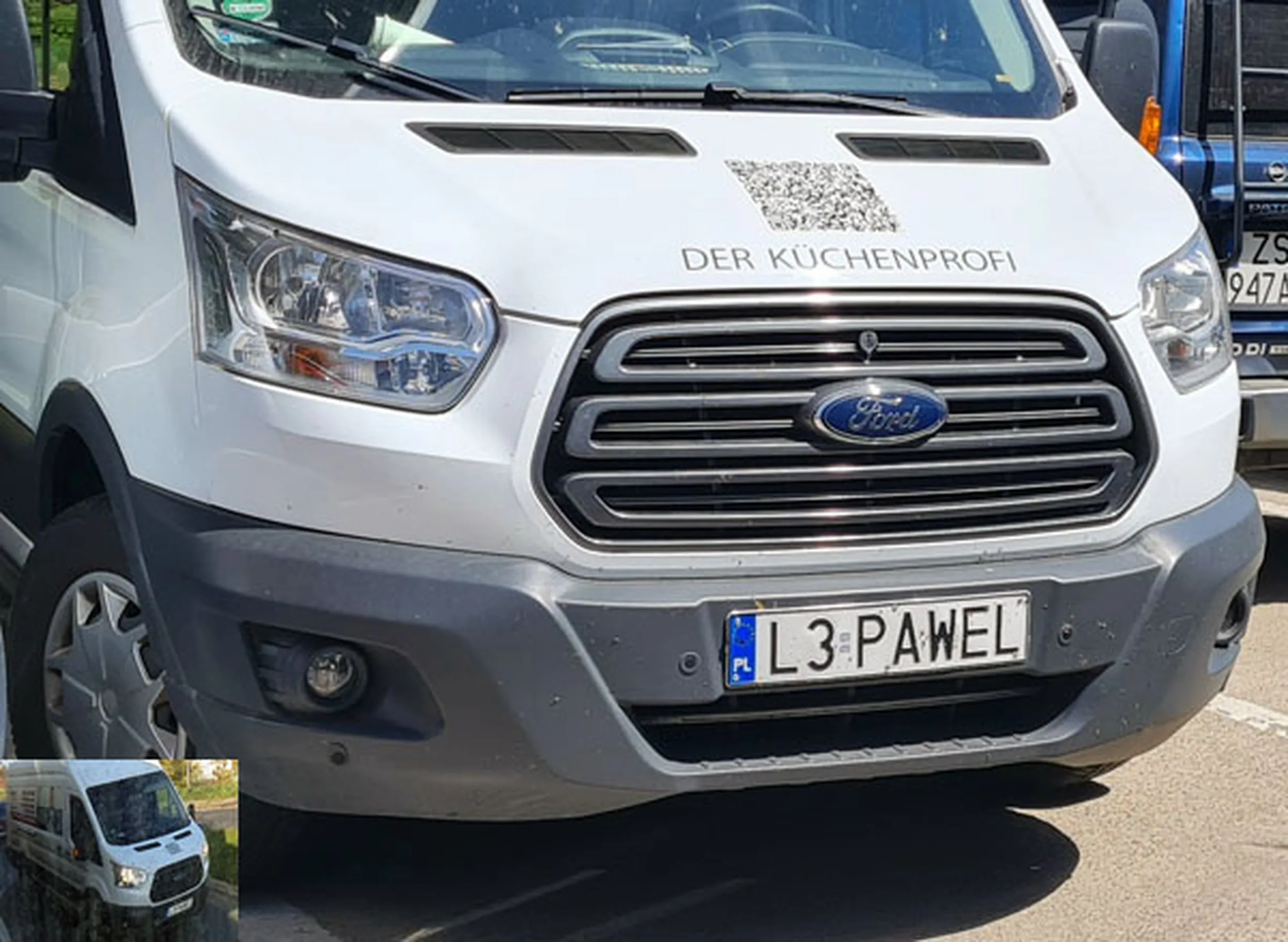 Fajny numer, blacha L3 PAWEL