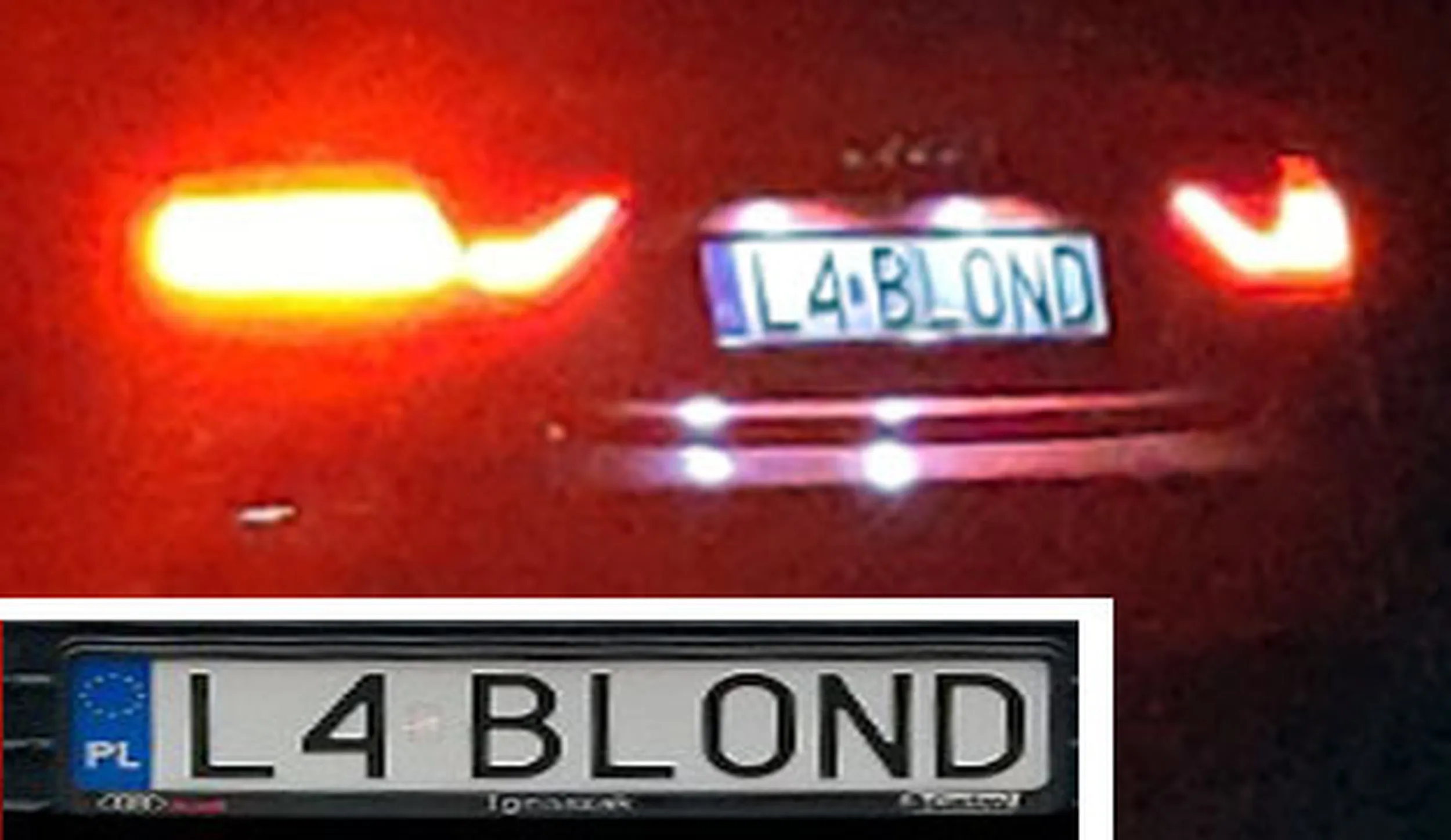 Fajny numer, blacha L4 BLOND
