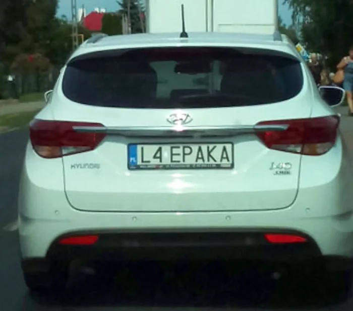 Fajny numer, blacha L4 EPAKA