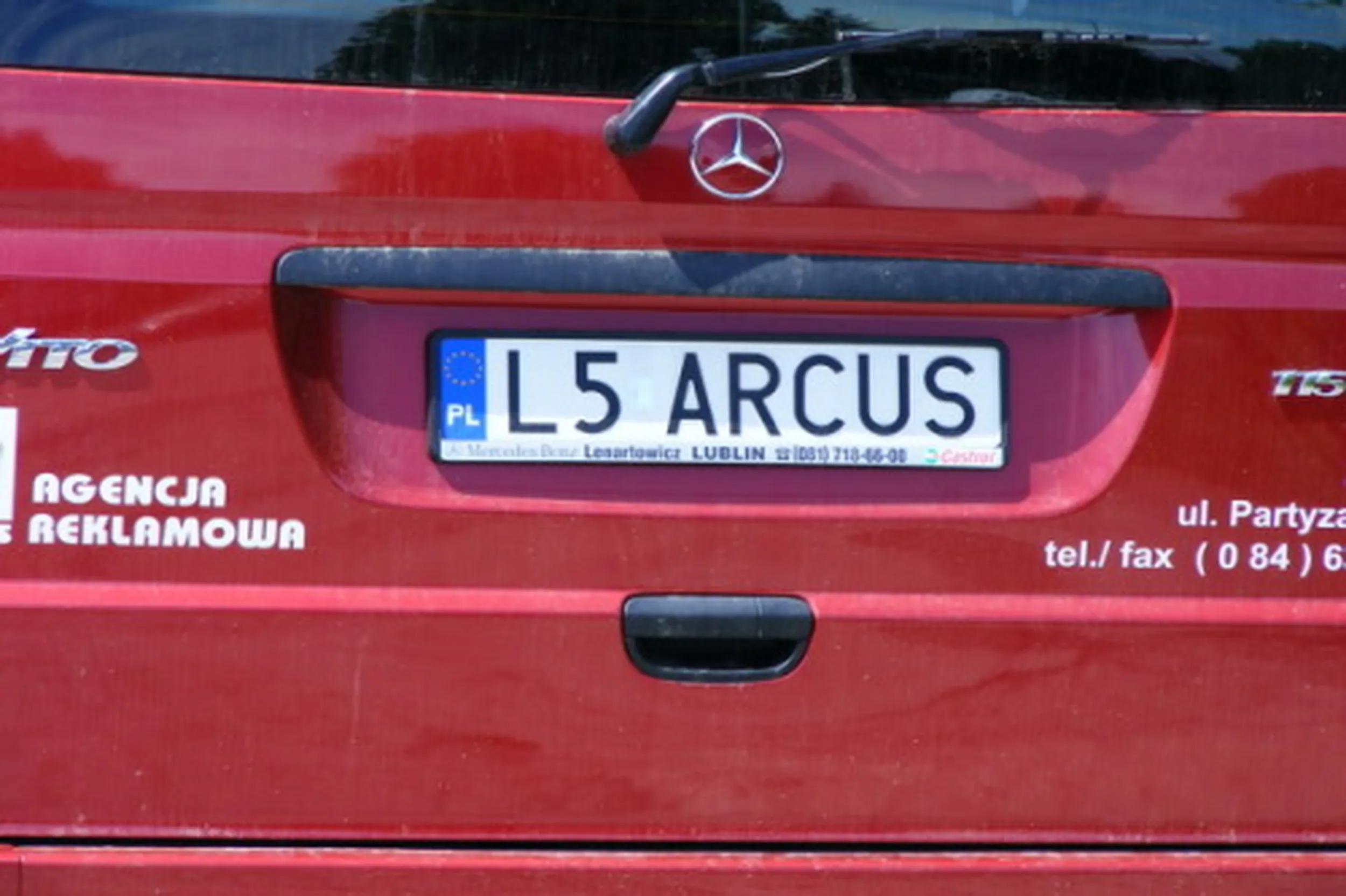 Fajny numer, blacha L5 ARCUS