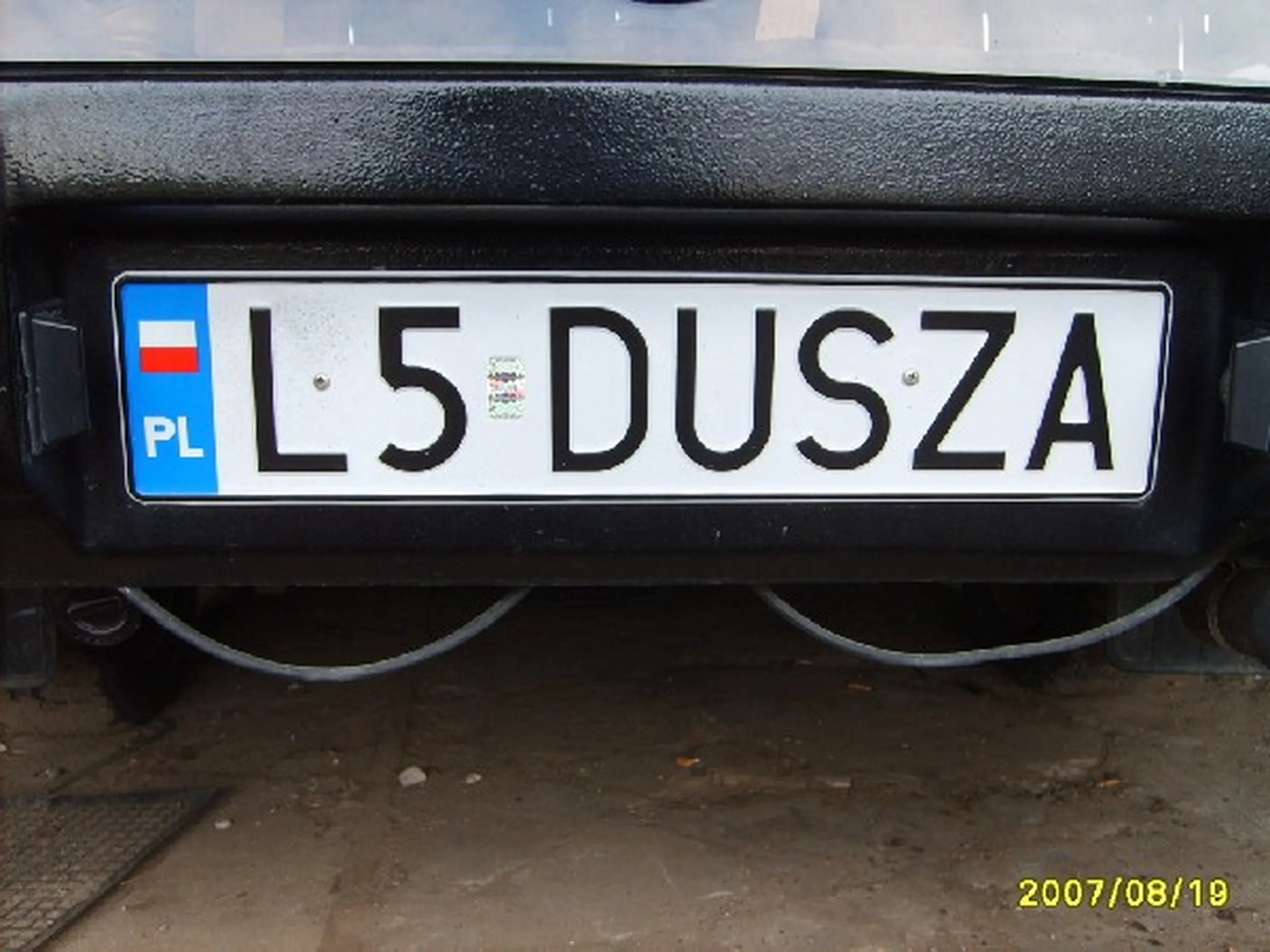 Fajny numer, blacha L5 DUSZA