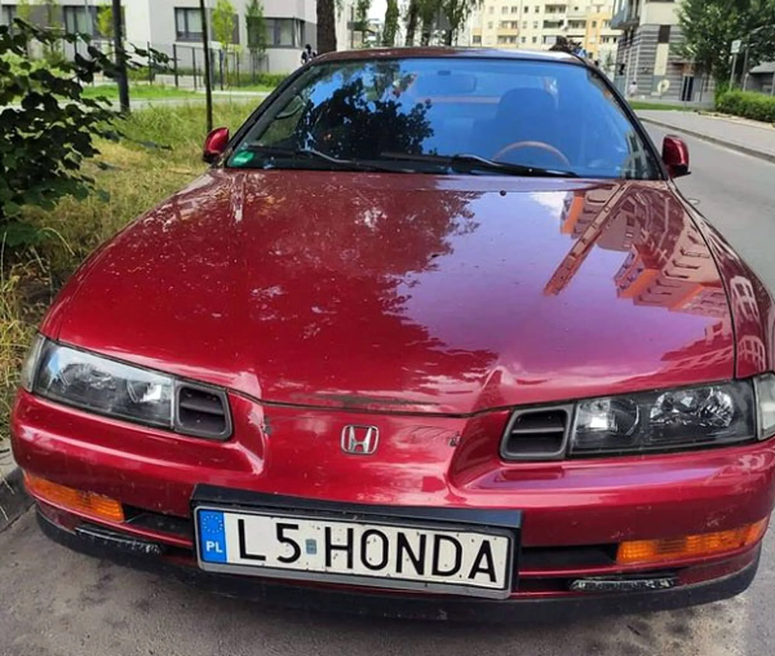 Fajny numer, blacha L5 HONDA