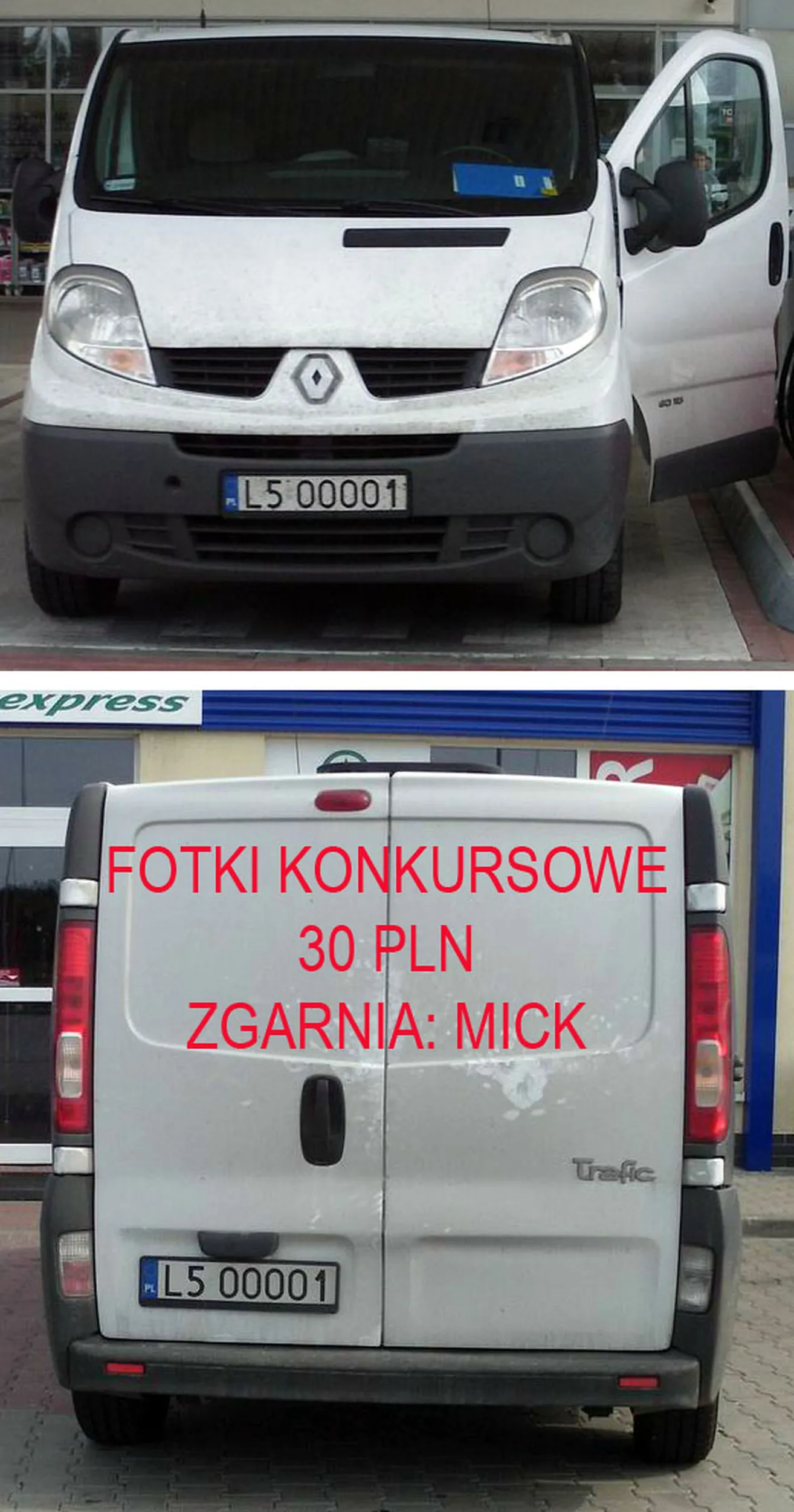 Fajny numer, blacha L5 OOOO1