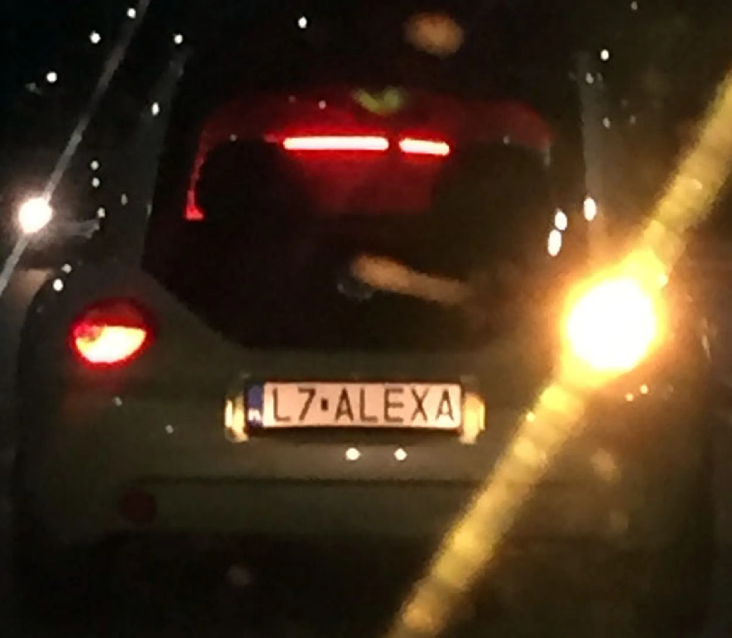 Fajny numer, blacha L7 ALEXA