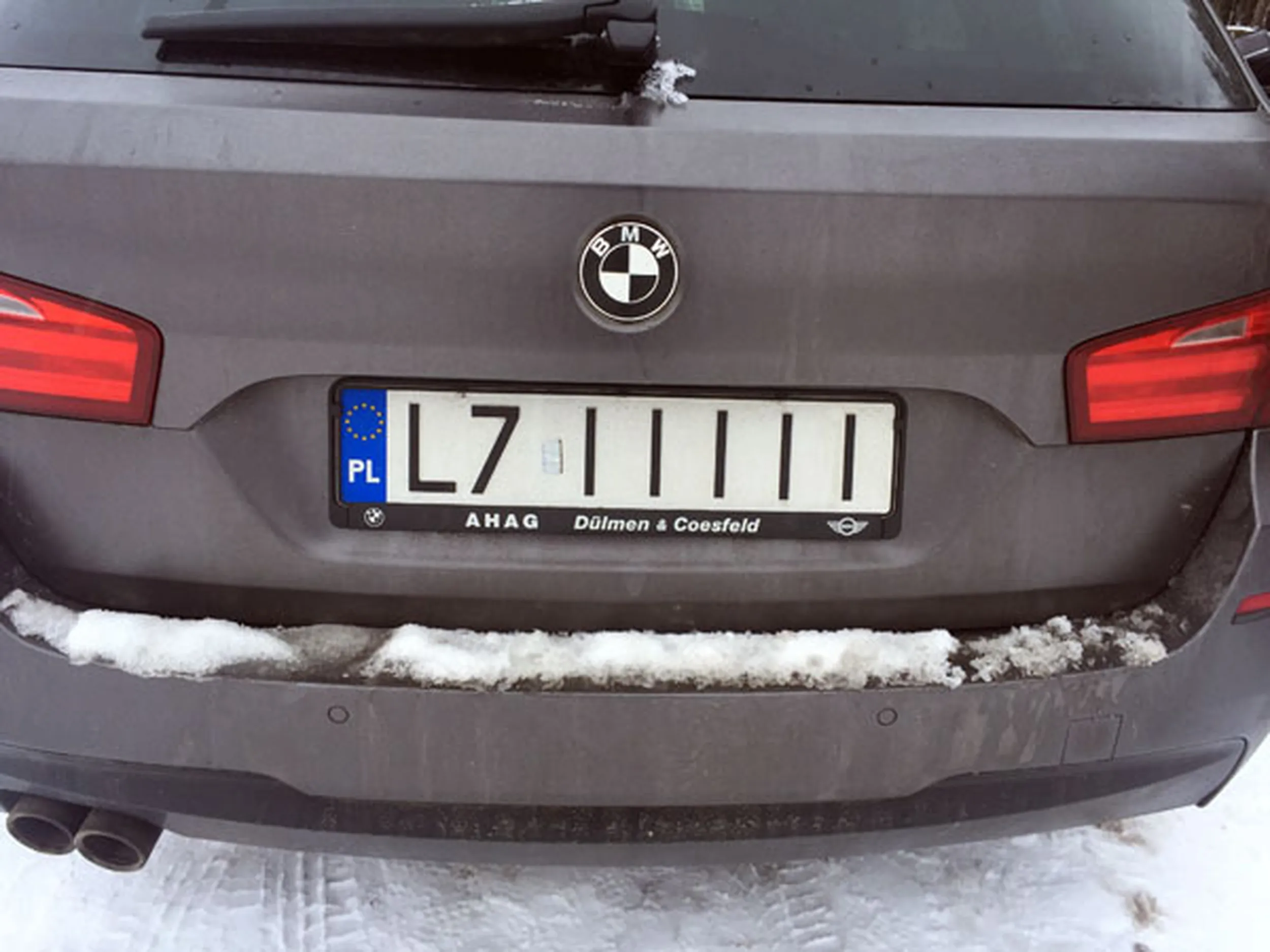 Fajny numer, blacha L7 IIIII