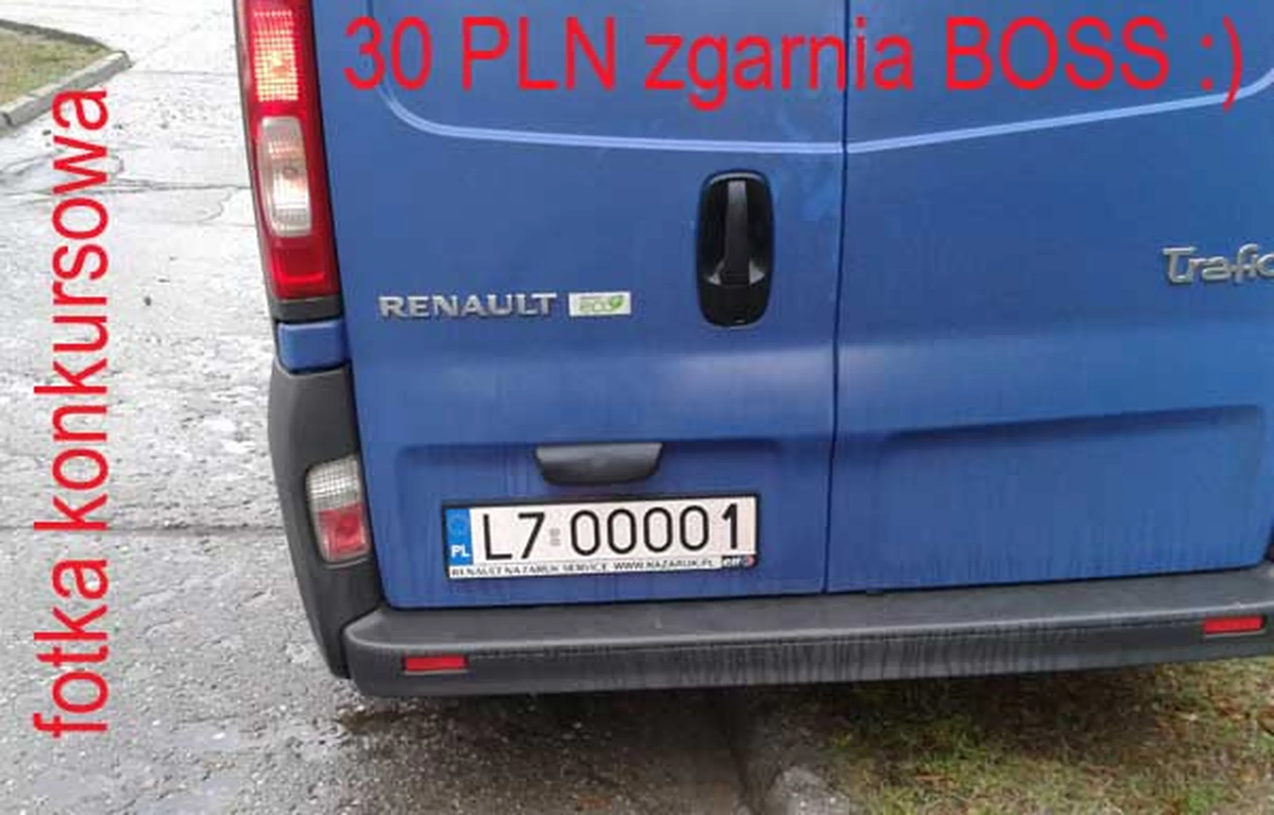 Fajny numer, blacha L7 OOOO1