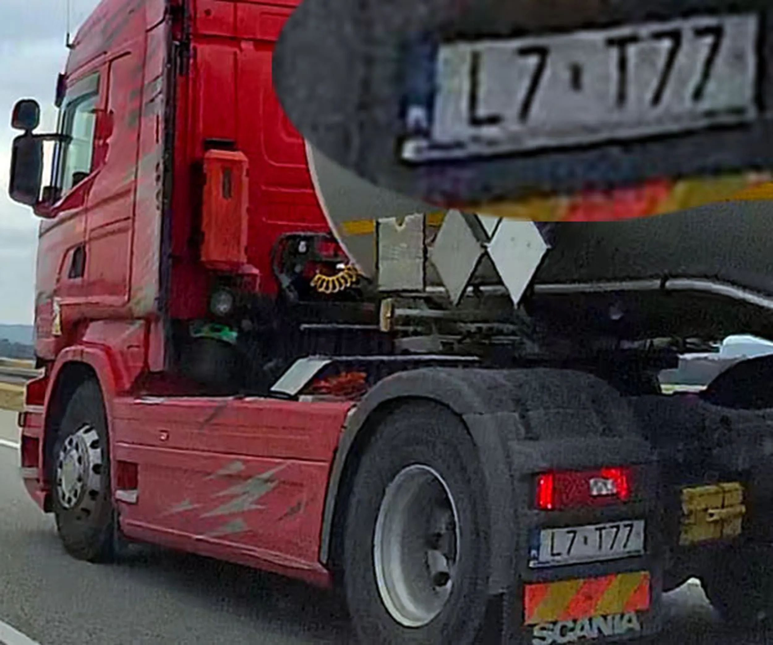 Fajny numer, blacha L7 T77