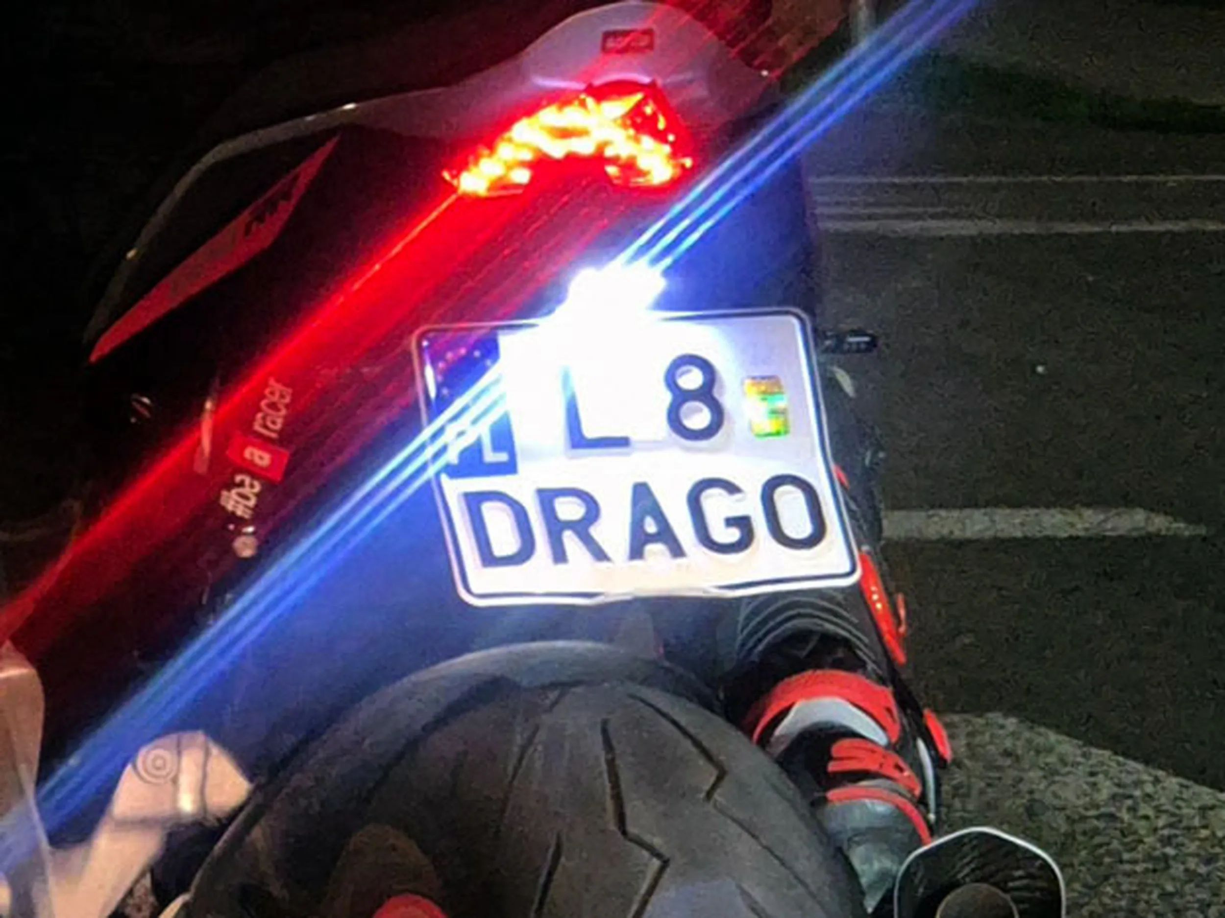 Fajny numer, blacha L8 DRAGO