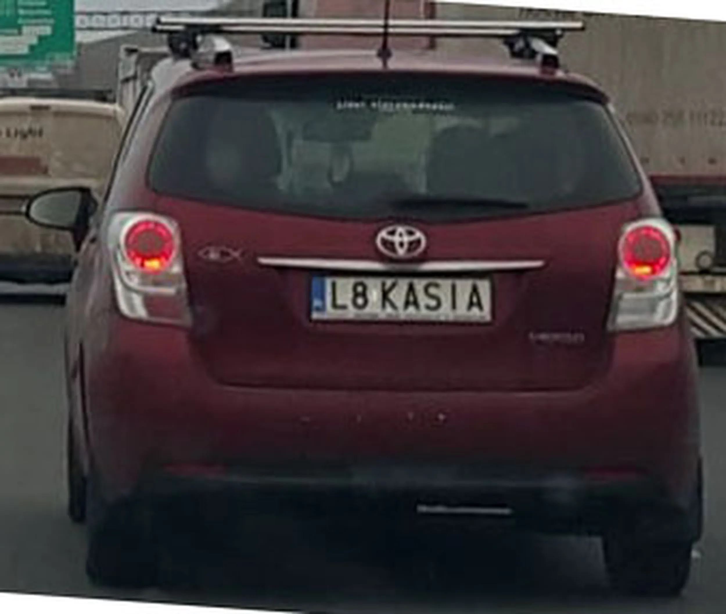 Fajny numer, blacha L8 KASIA