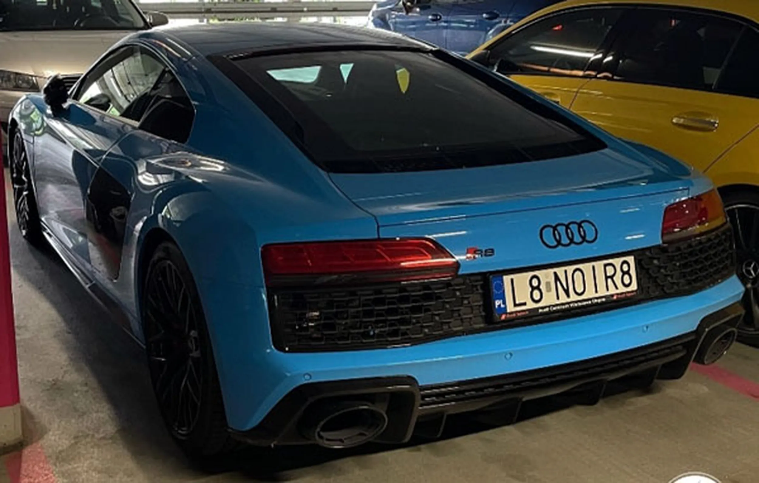 Fajny numer, blacha L8 NOIR8