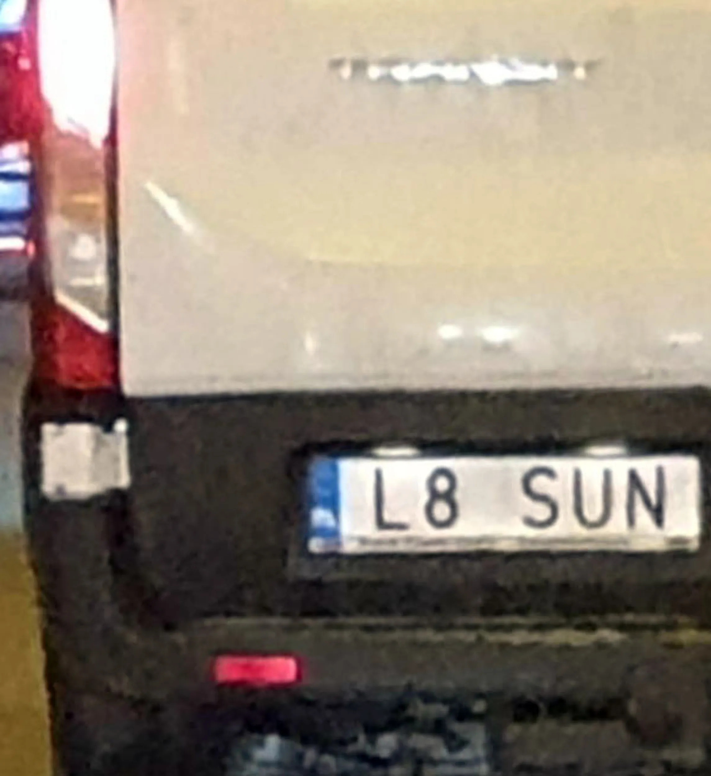 Fajny numer, blacha L8 SUN