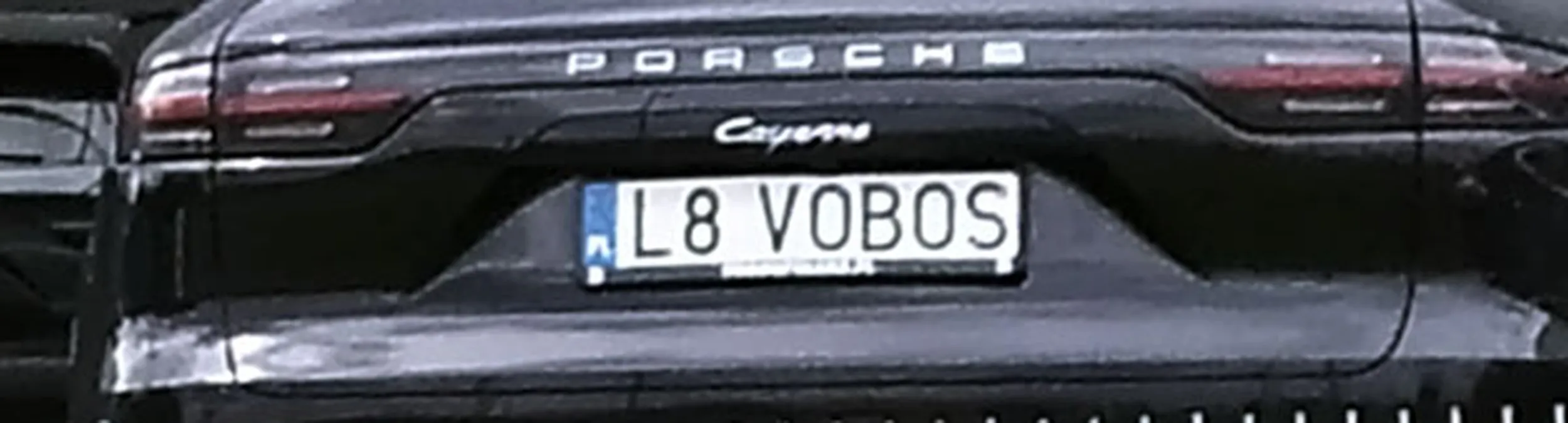 Fajny numer, blacha L8 VOBOS