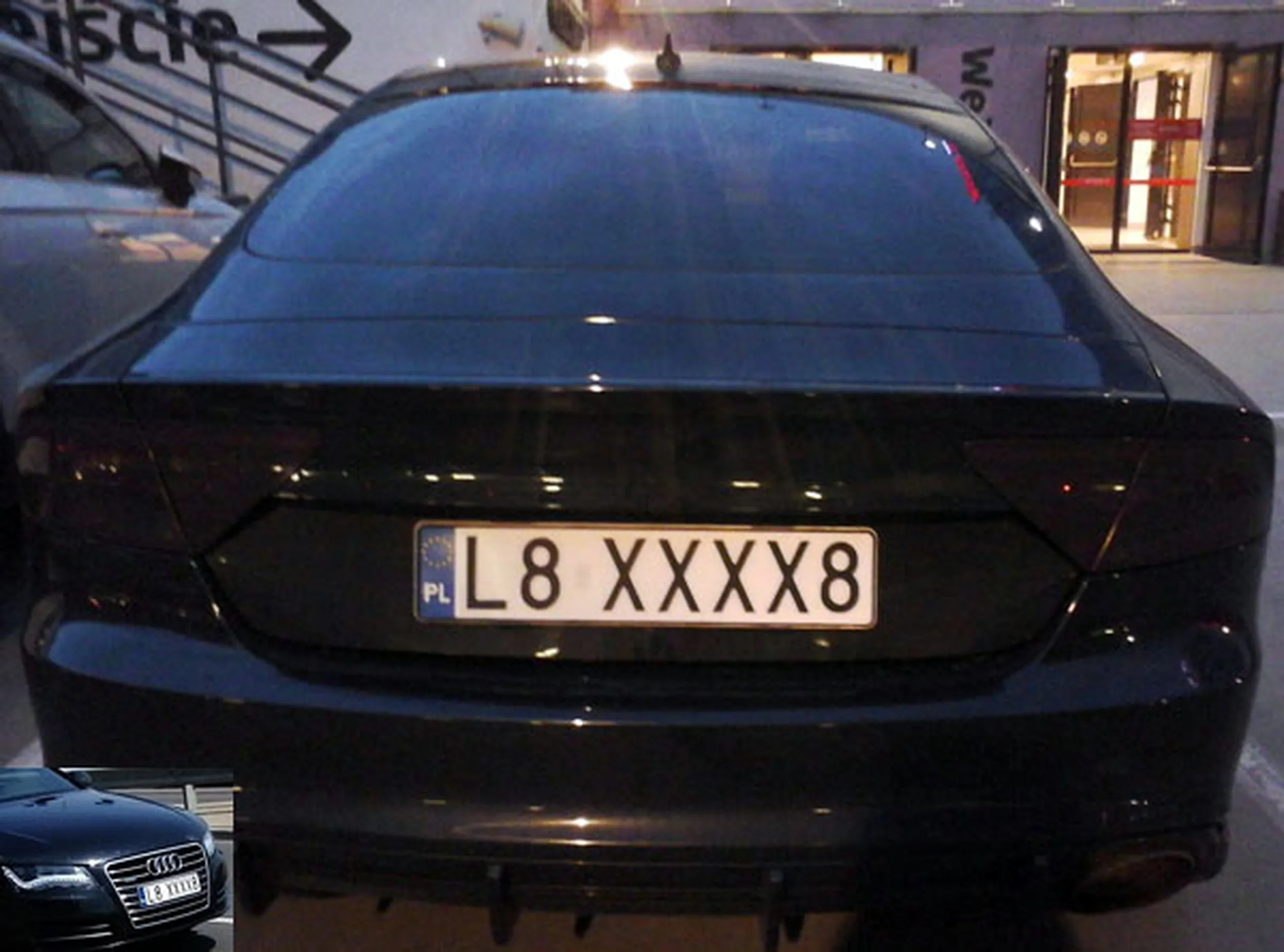 Fajny numer, blacha L8 XXXX8