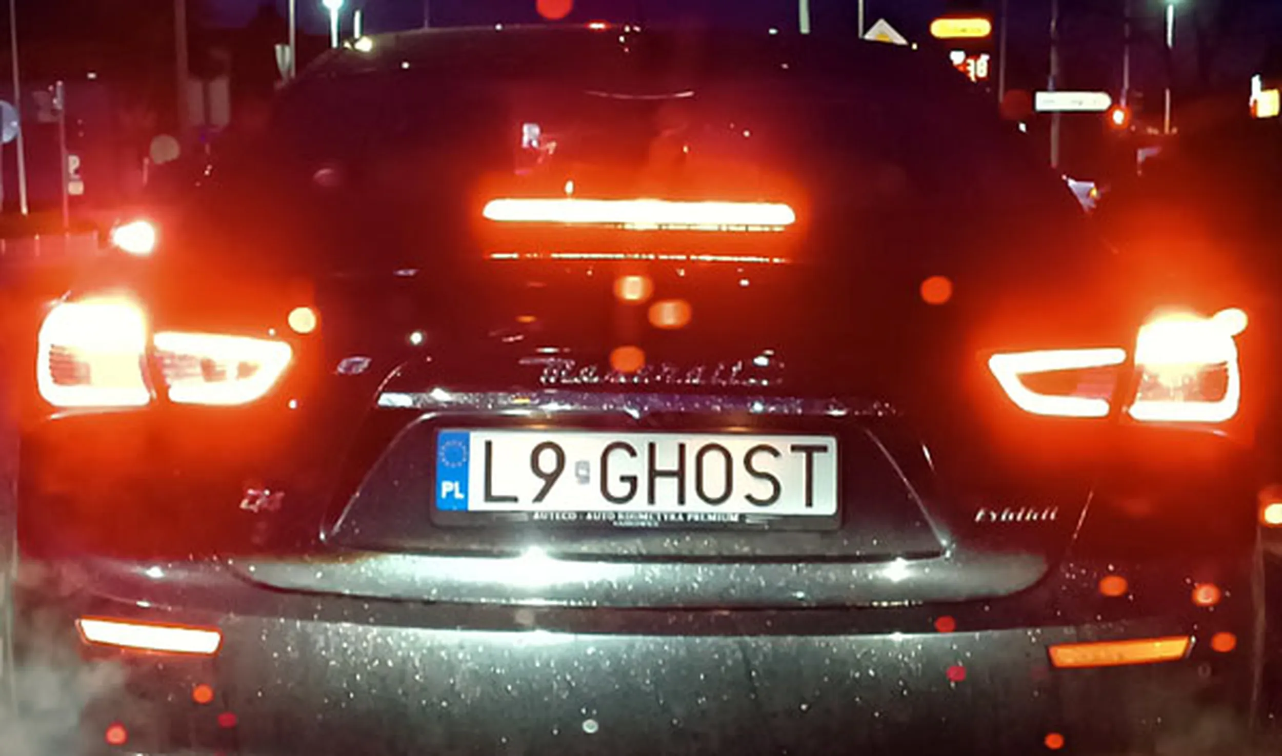 Fajny numer, blacha L9 GHOST