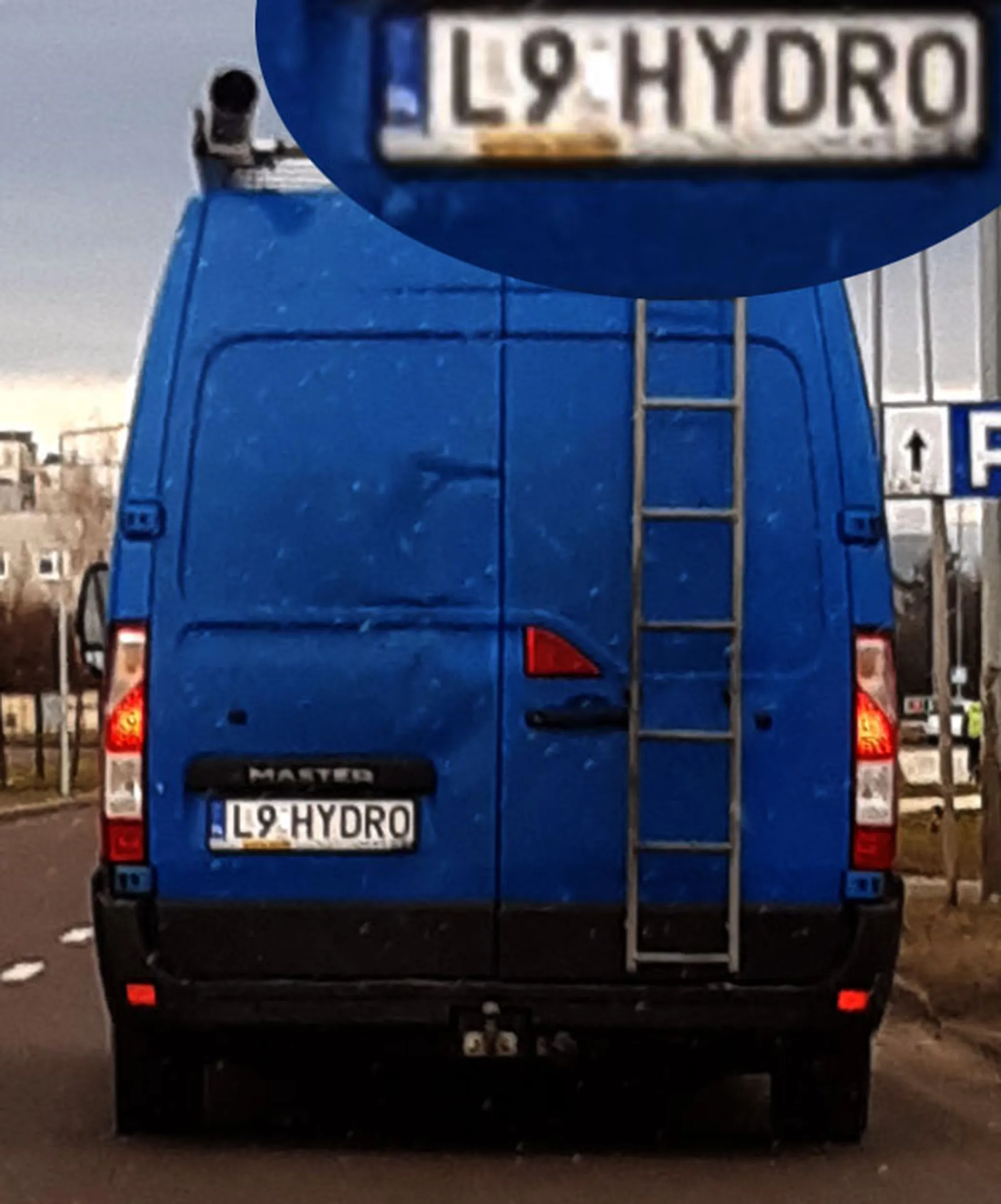 Fajny numer, blacha L9 HYDRO