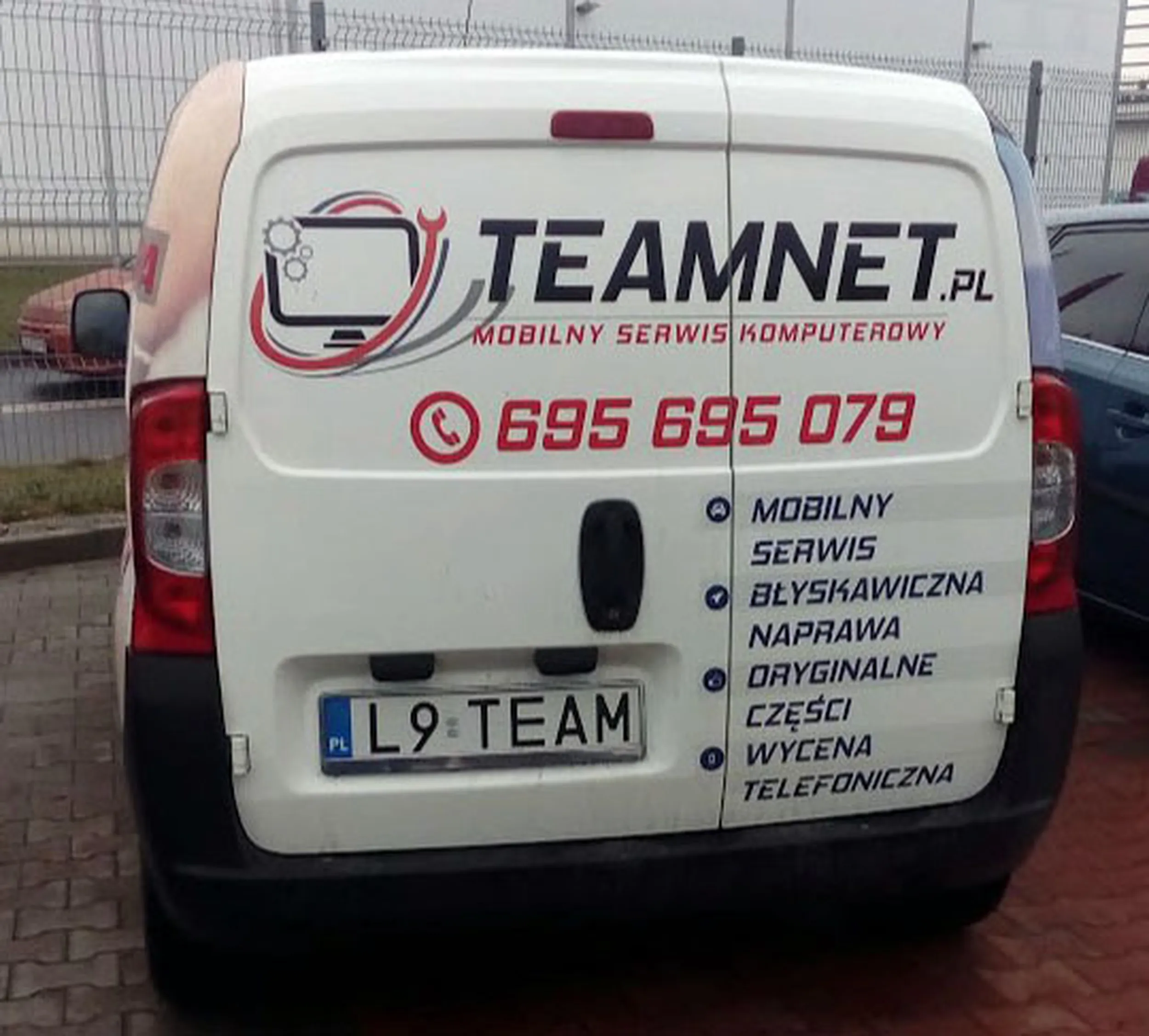 Fajny numer, blacha L9 TEAM