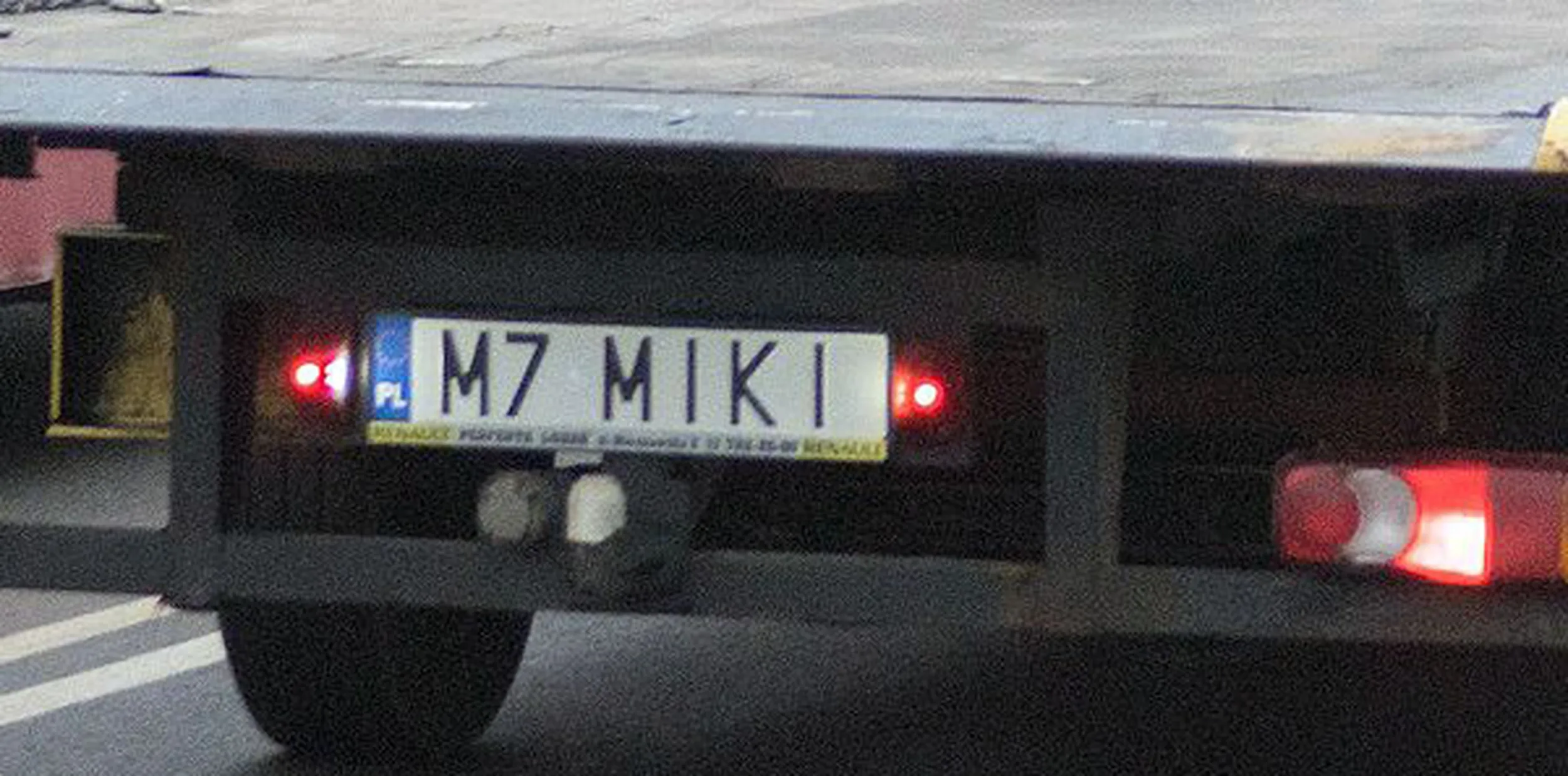 Fajny numer, blacha M7 MIKI