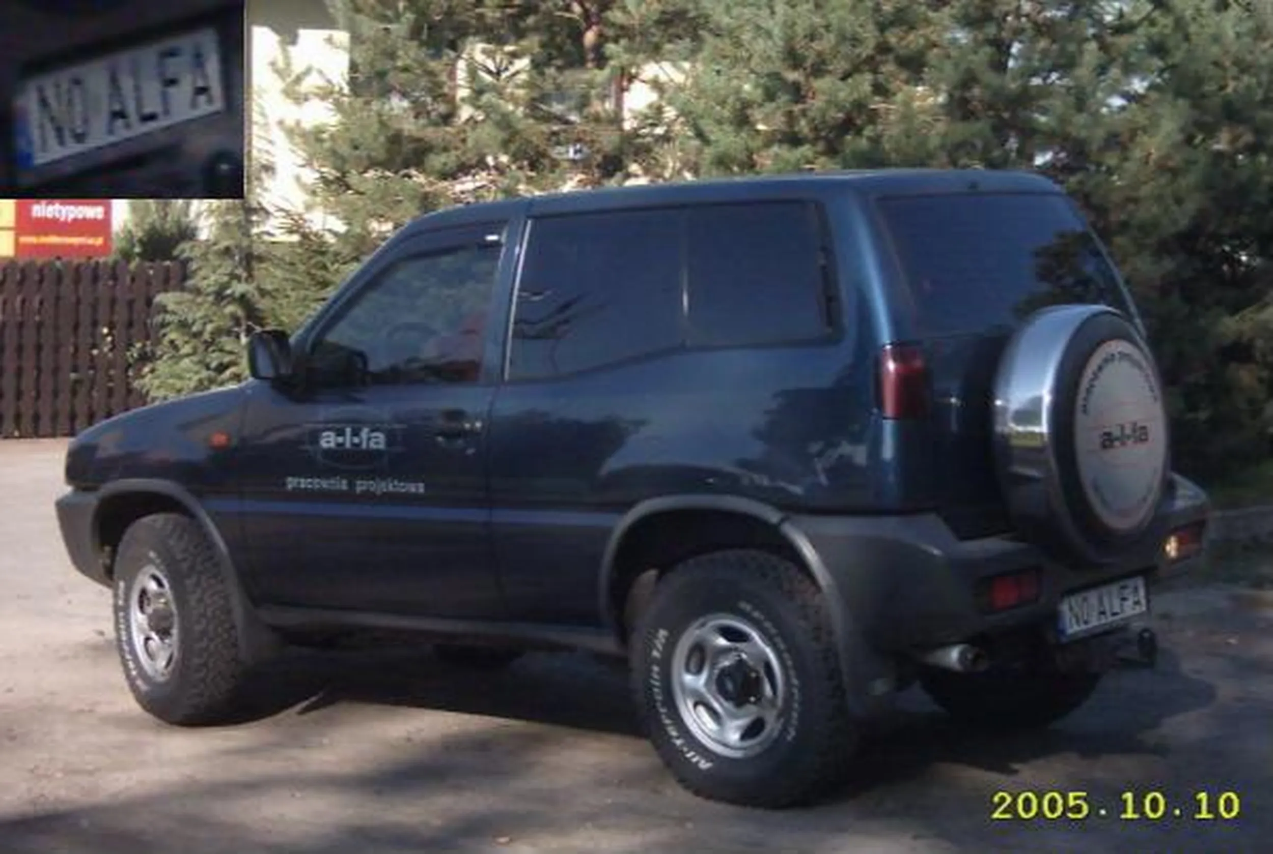 Fajny numer, blacha N0 ALFA