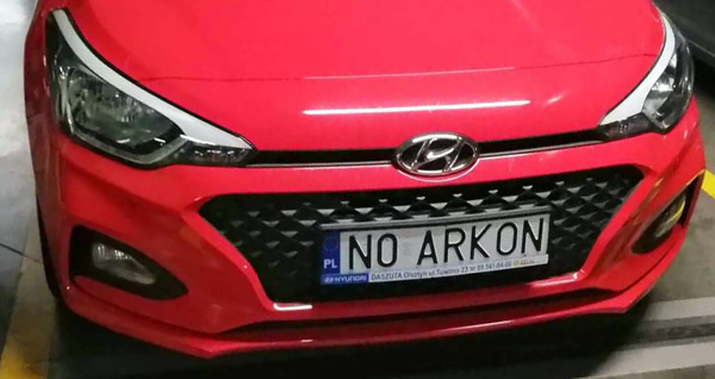 Fajny numer, blacha N0 ARKON