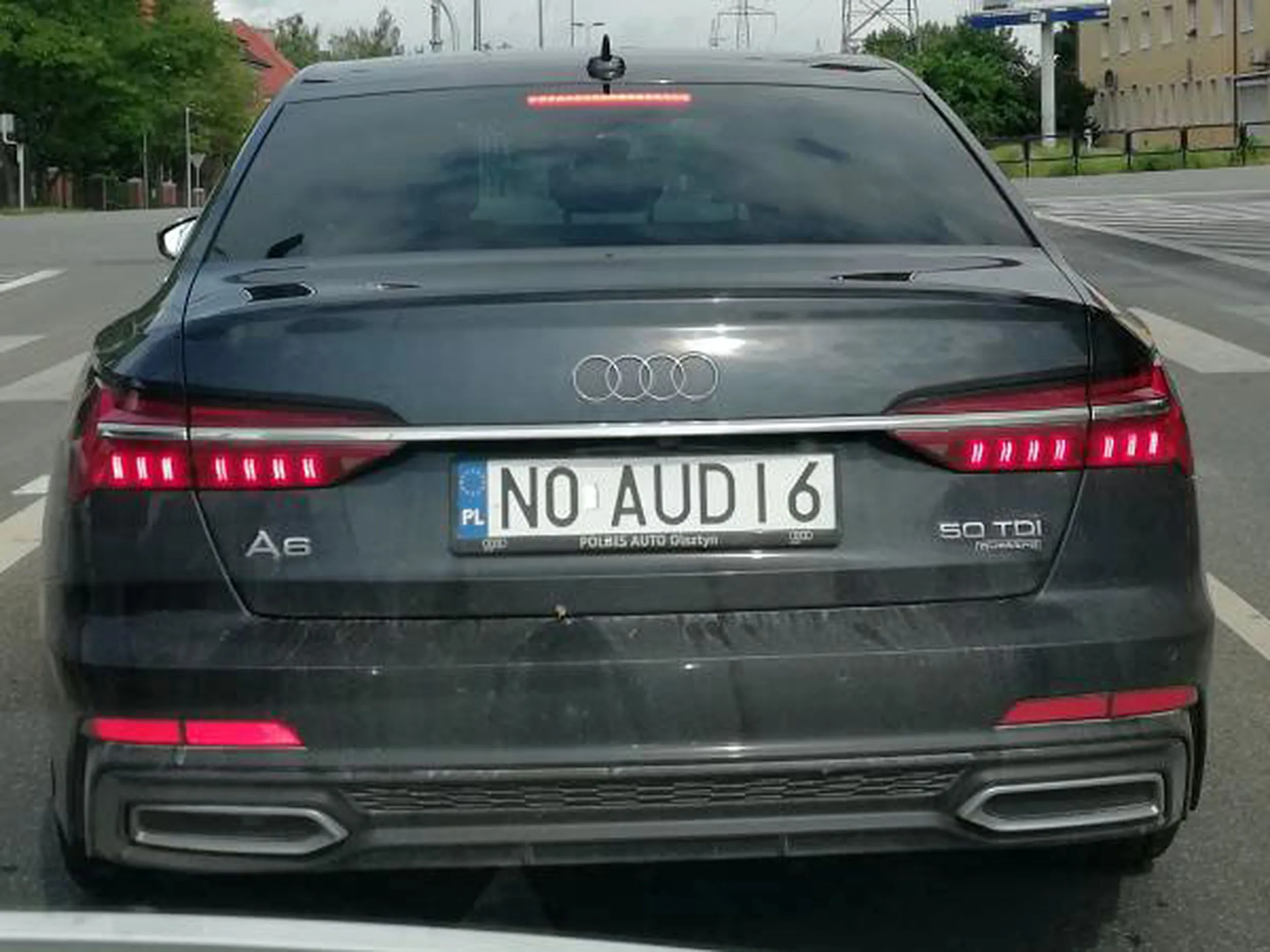 Fajny numer, blacha N0 AUDI6