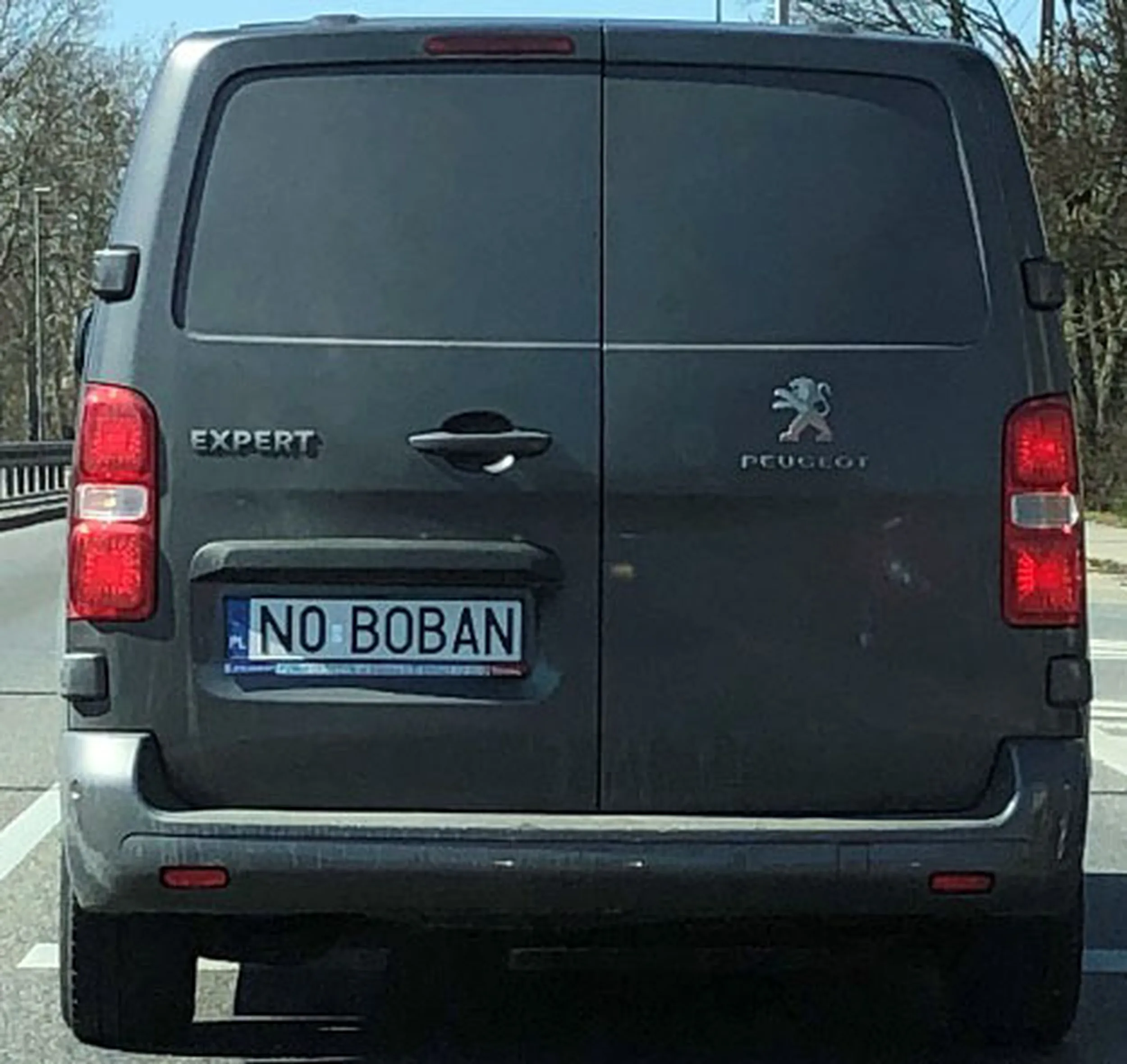 Fajny numer, blacha N0 BOBAN