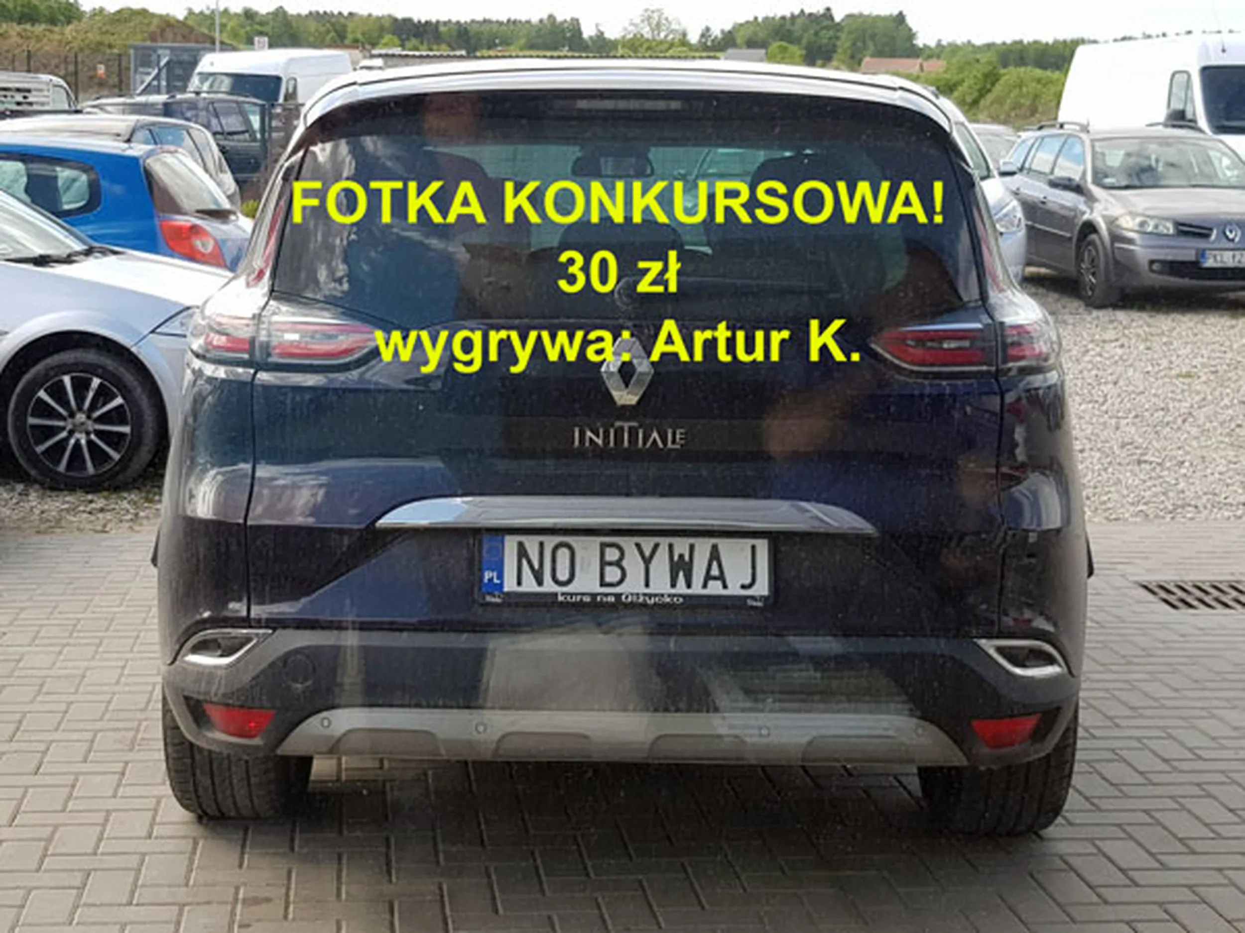 Fajny numer, blacha N0 BYWAJ