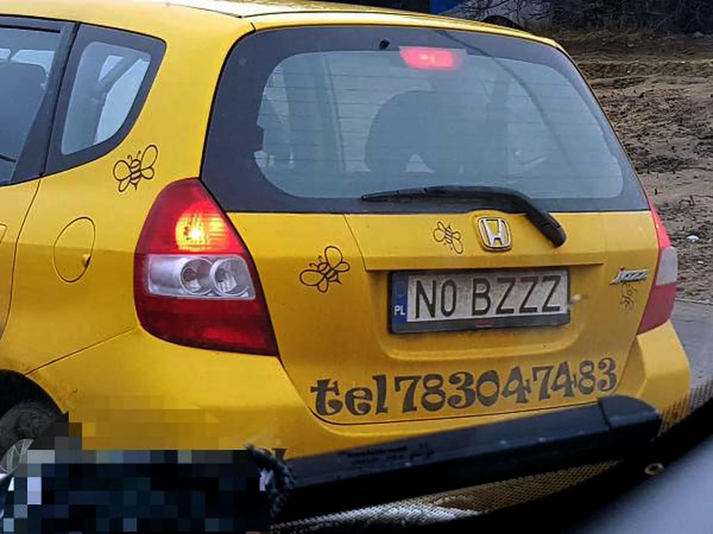 Fajny numer, blacha N0 BZZZ