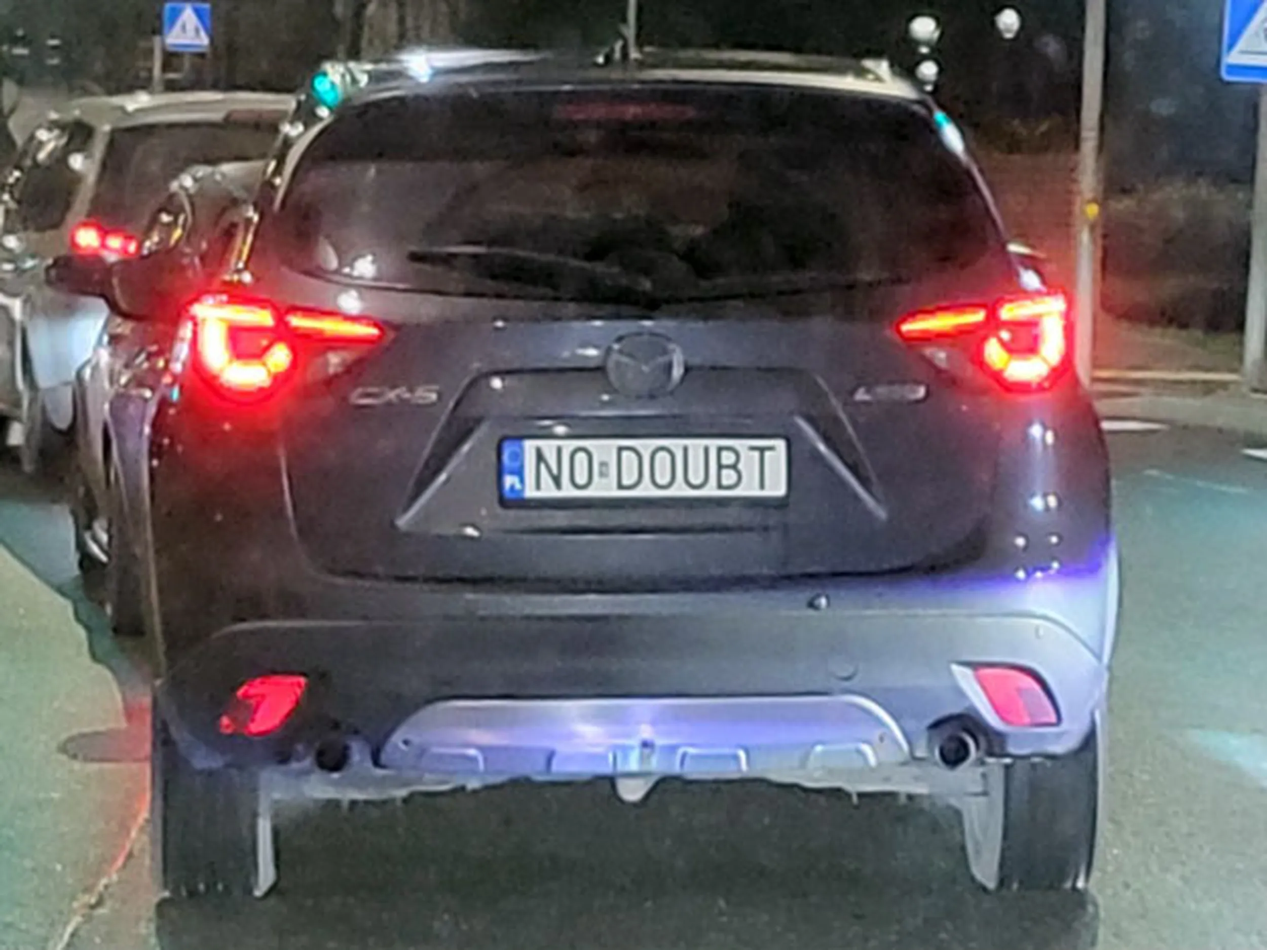 Fajny numer, blacha N0 DOUBT