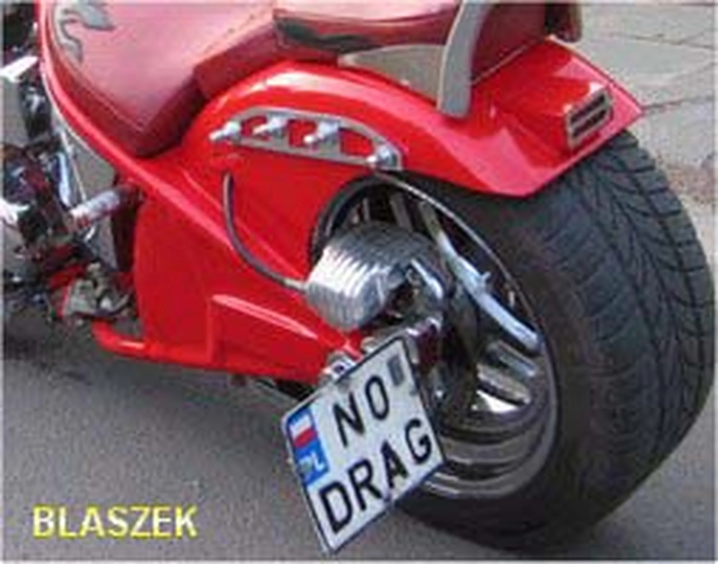 Fajny numer, blacha N0 DRAG