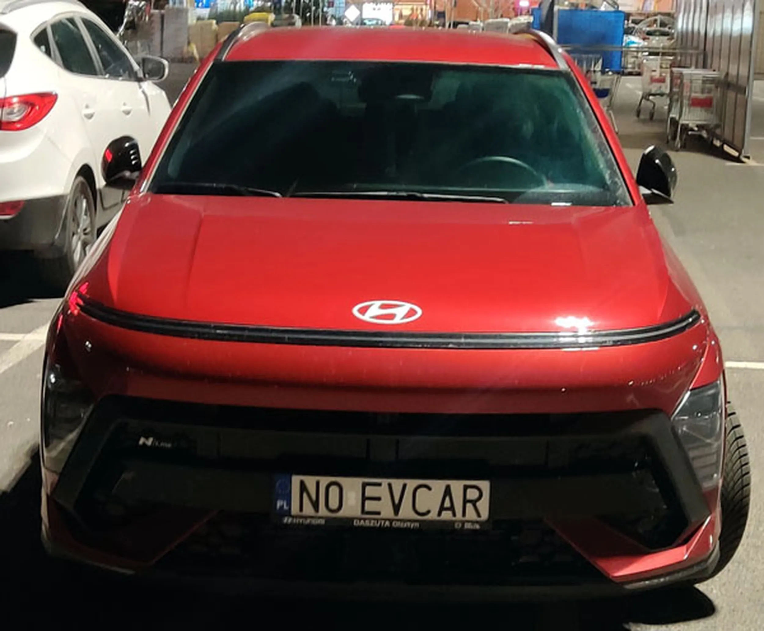 Fajny numer, blacha N0 EVCAR