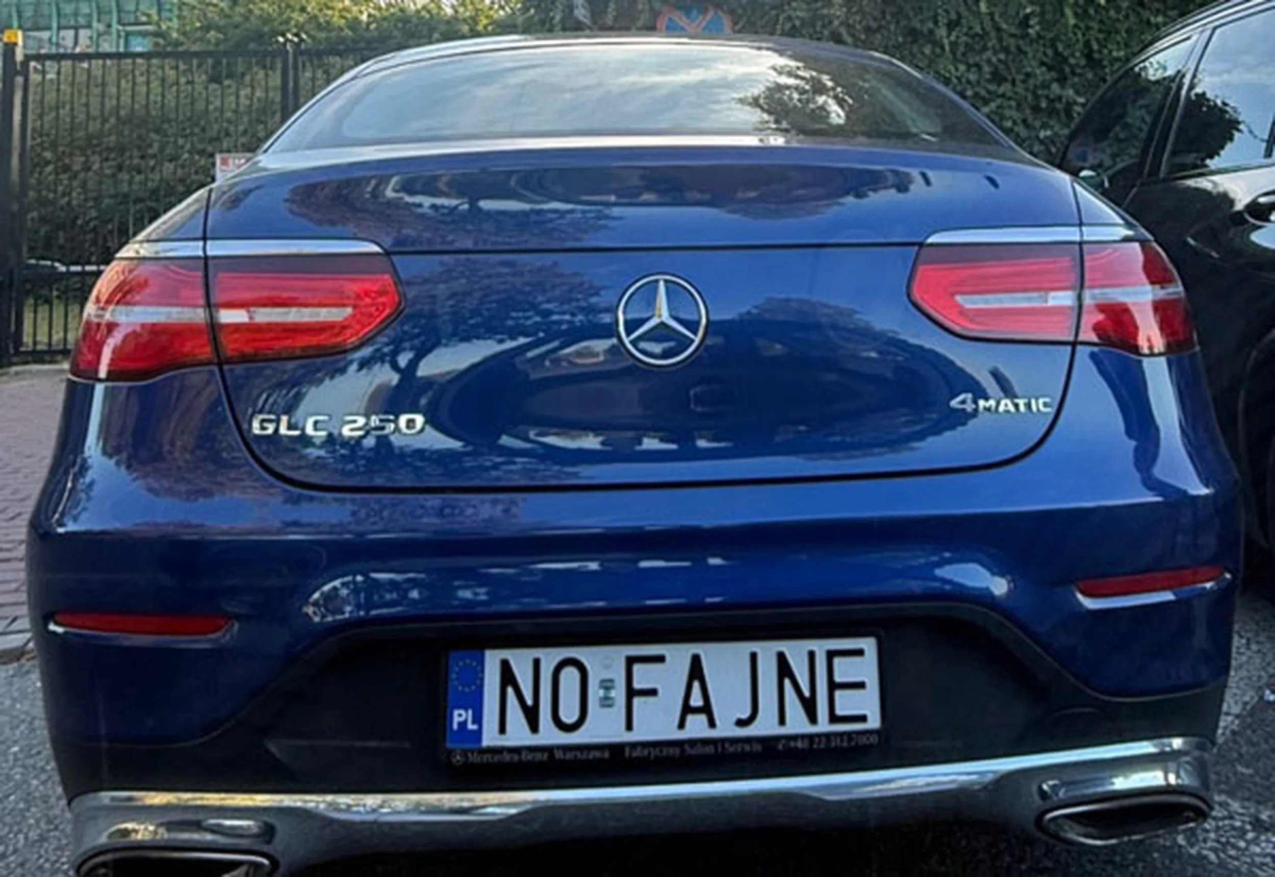 Fajny numer, blacha N0 FAJNE