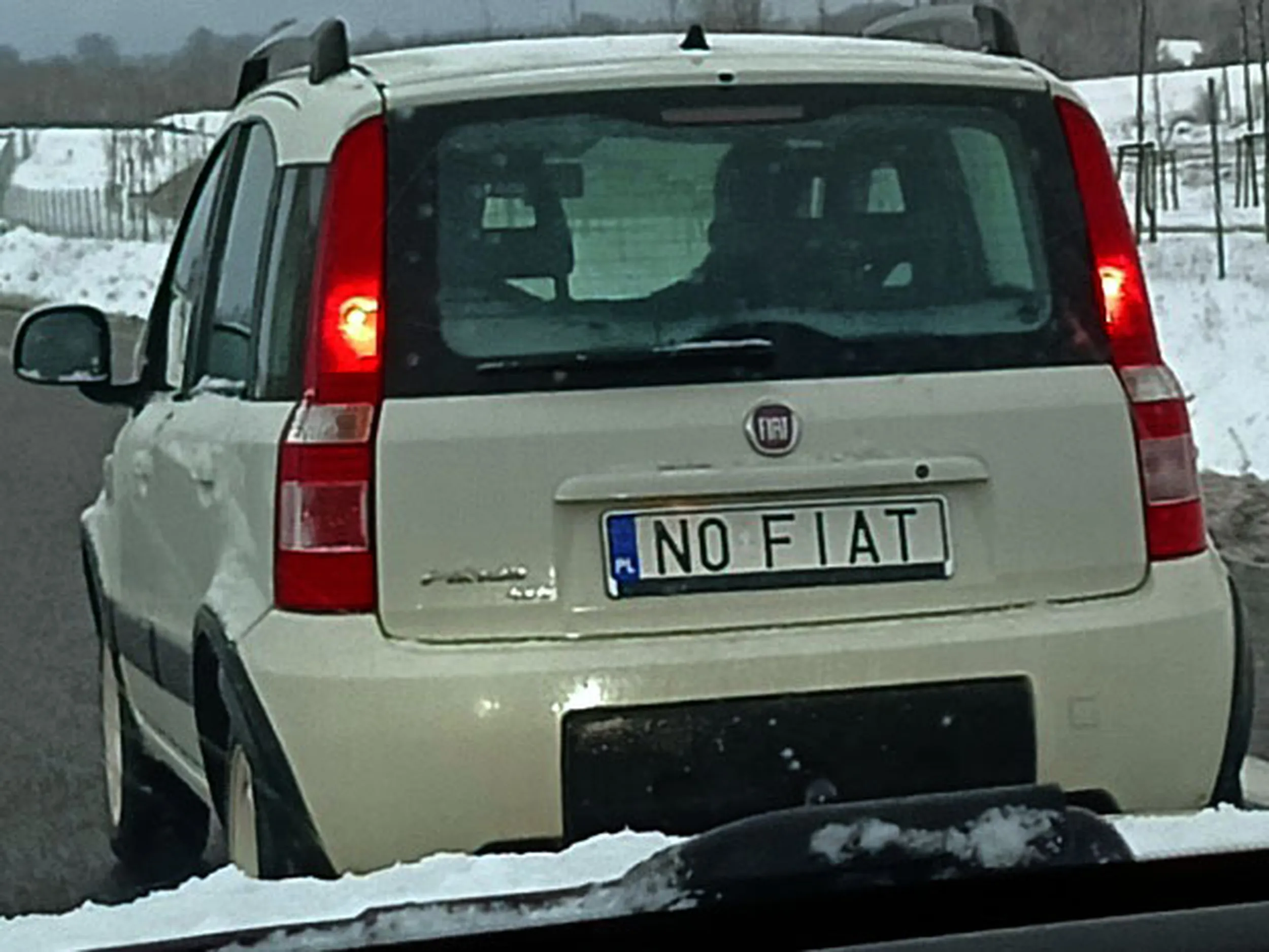 Fajny numer, blacha N0 FIAT