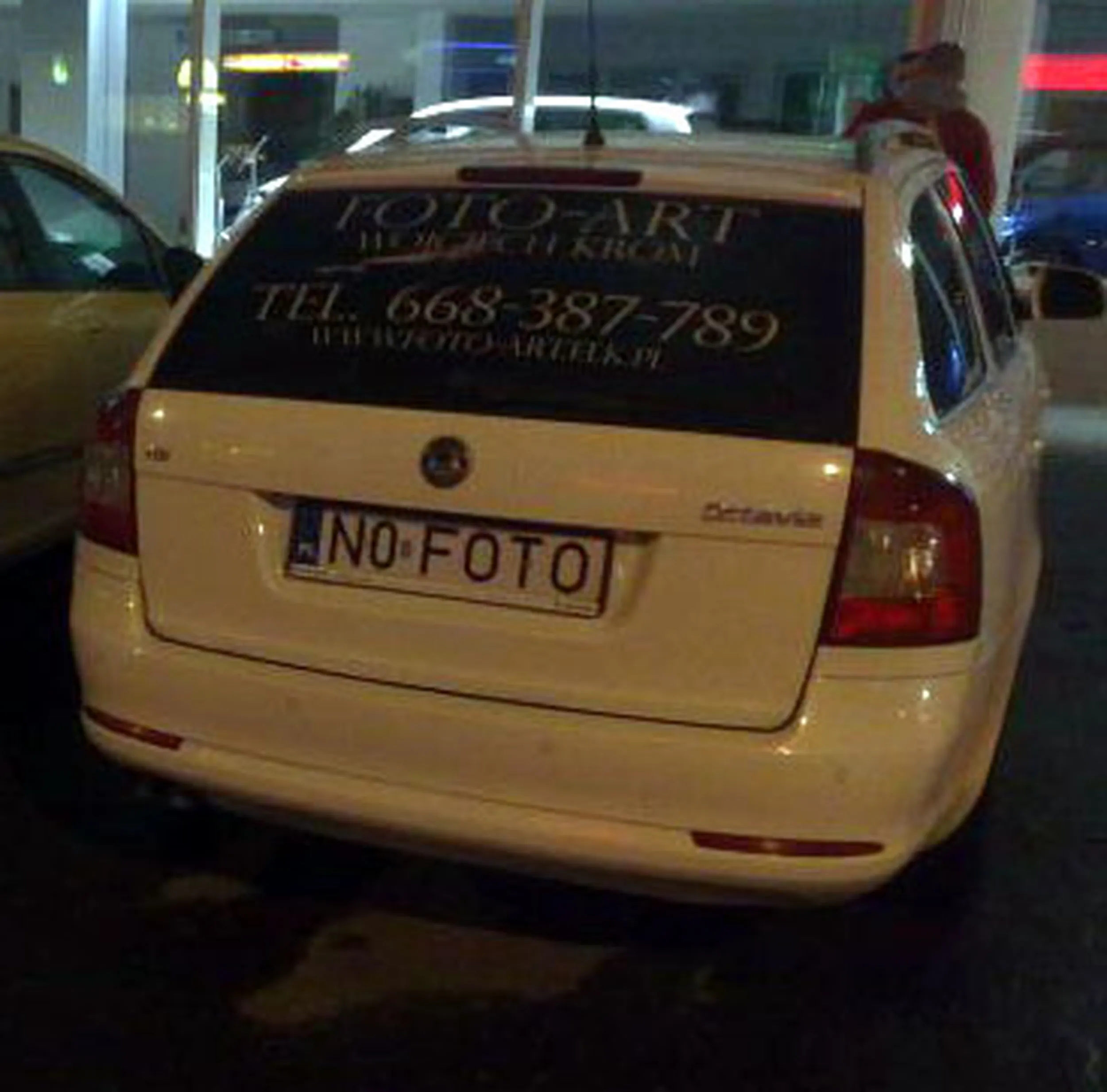 Fajny numer, blacha N0 FOTO