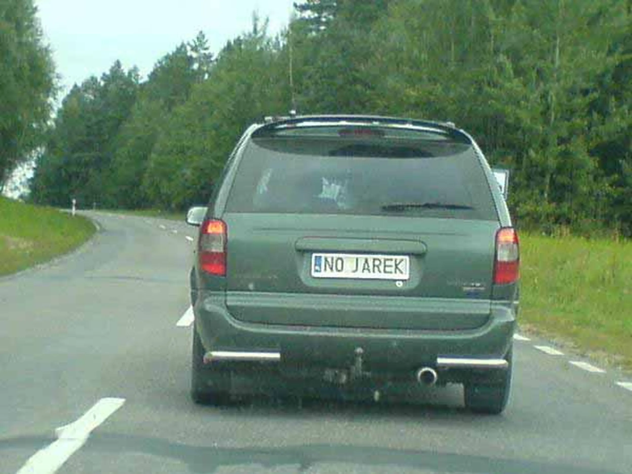 Fajny numer, blacha N0 JAREK