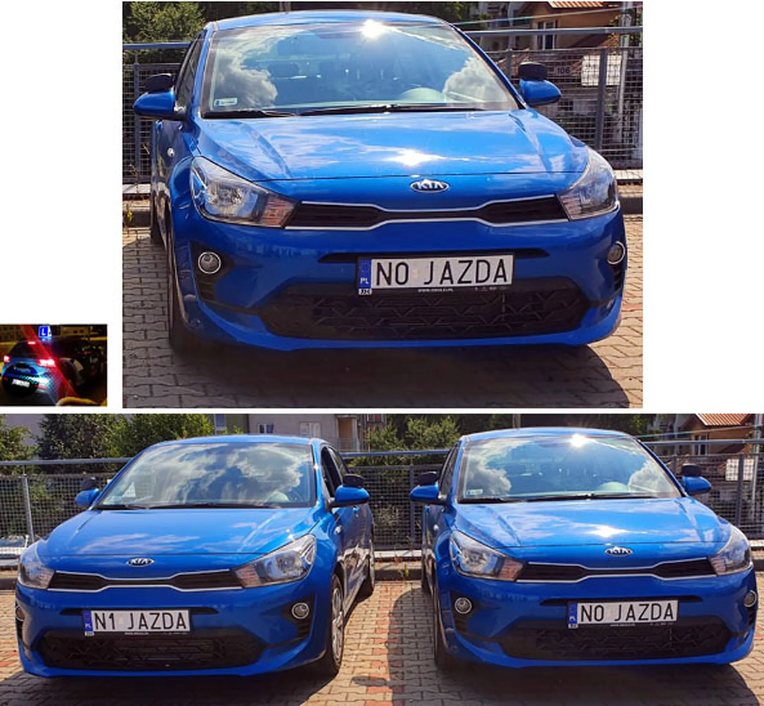 Fajny numer, blacha N0 JAZDA