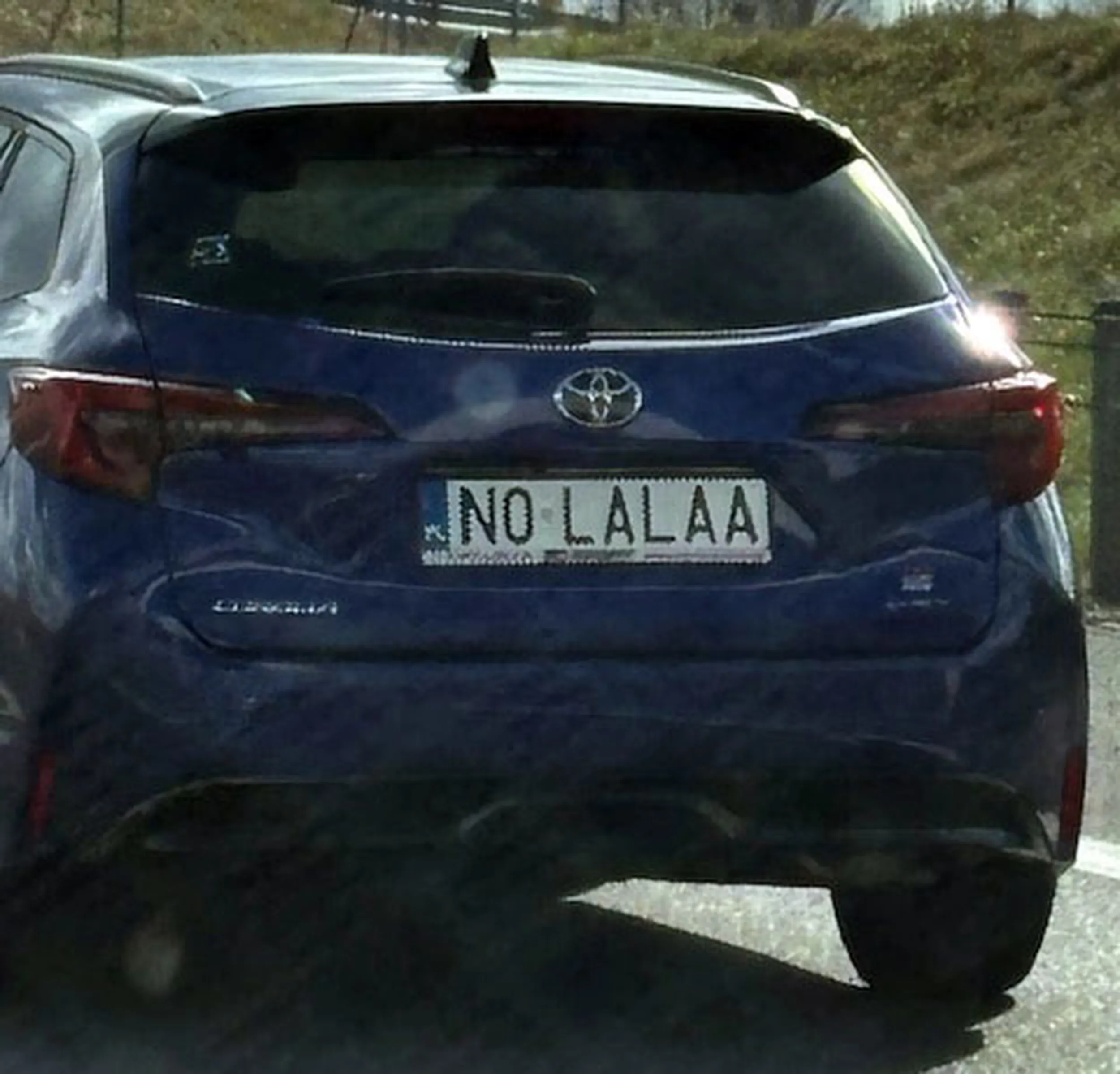 Fajny numer, blacha N0 LALAA