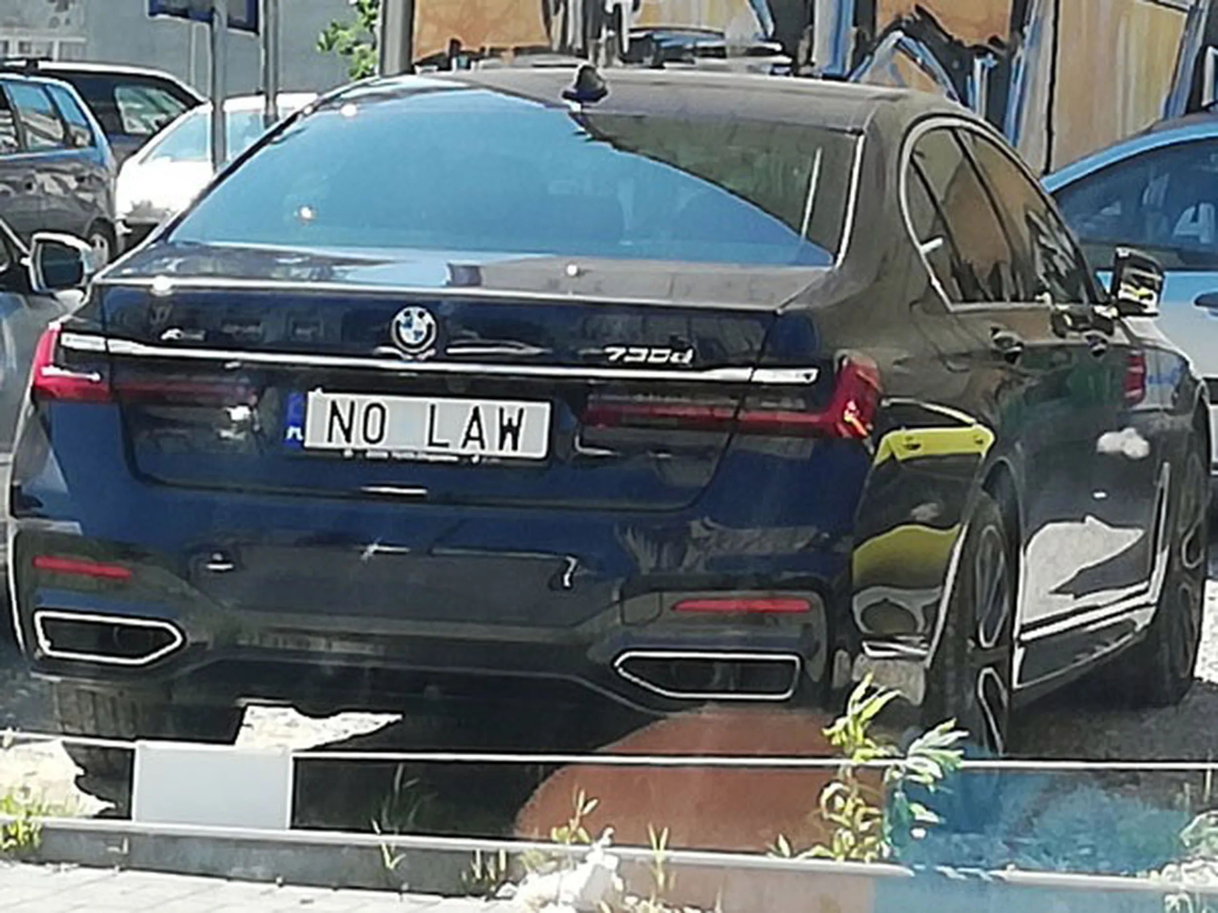 Fajny numer, blacha N0 LAW