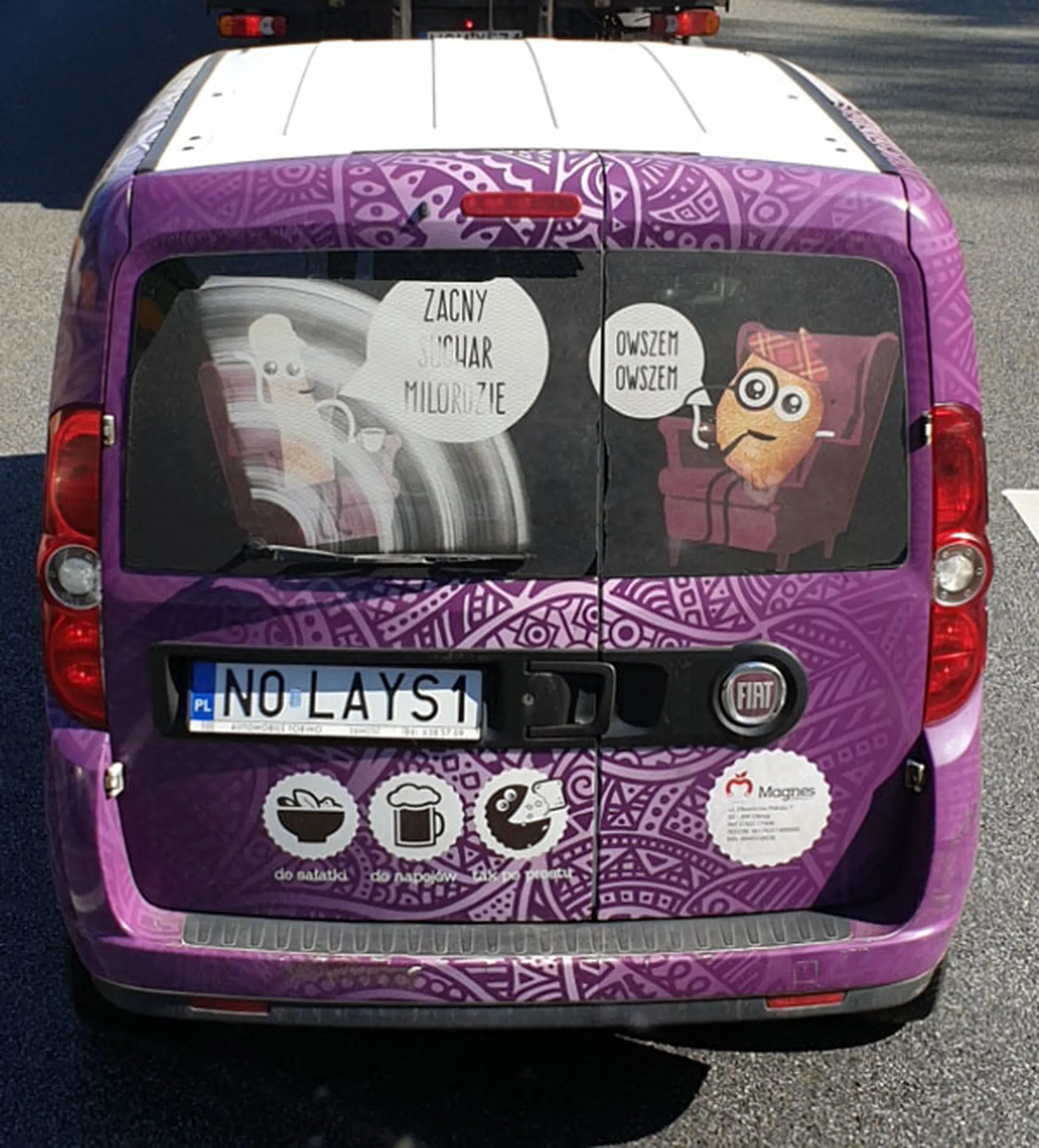 Fajny numer, blacha N0 LAYS1