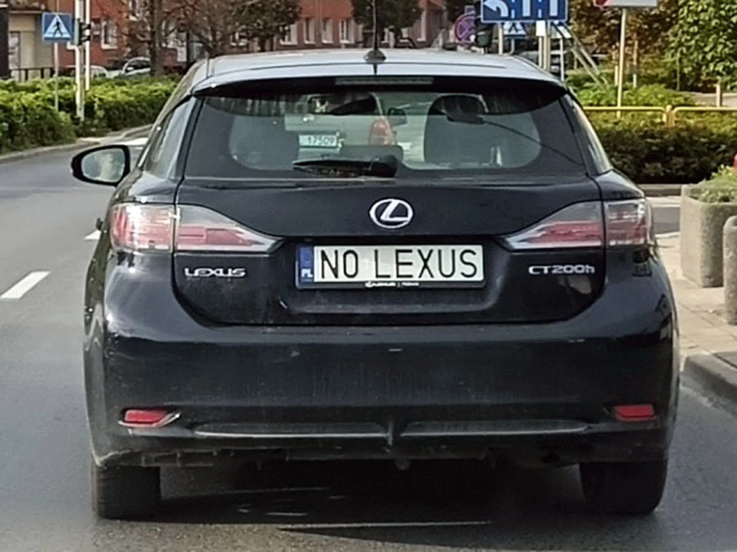 Fajny numer, blacha N0 LEXUS