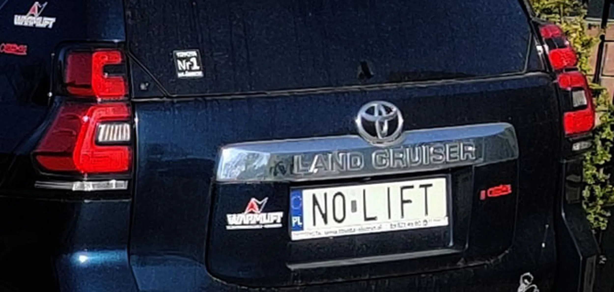 Fajny numer, blacha N0 LIFT