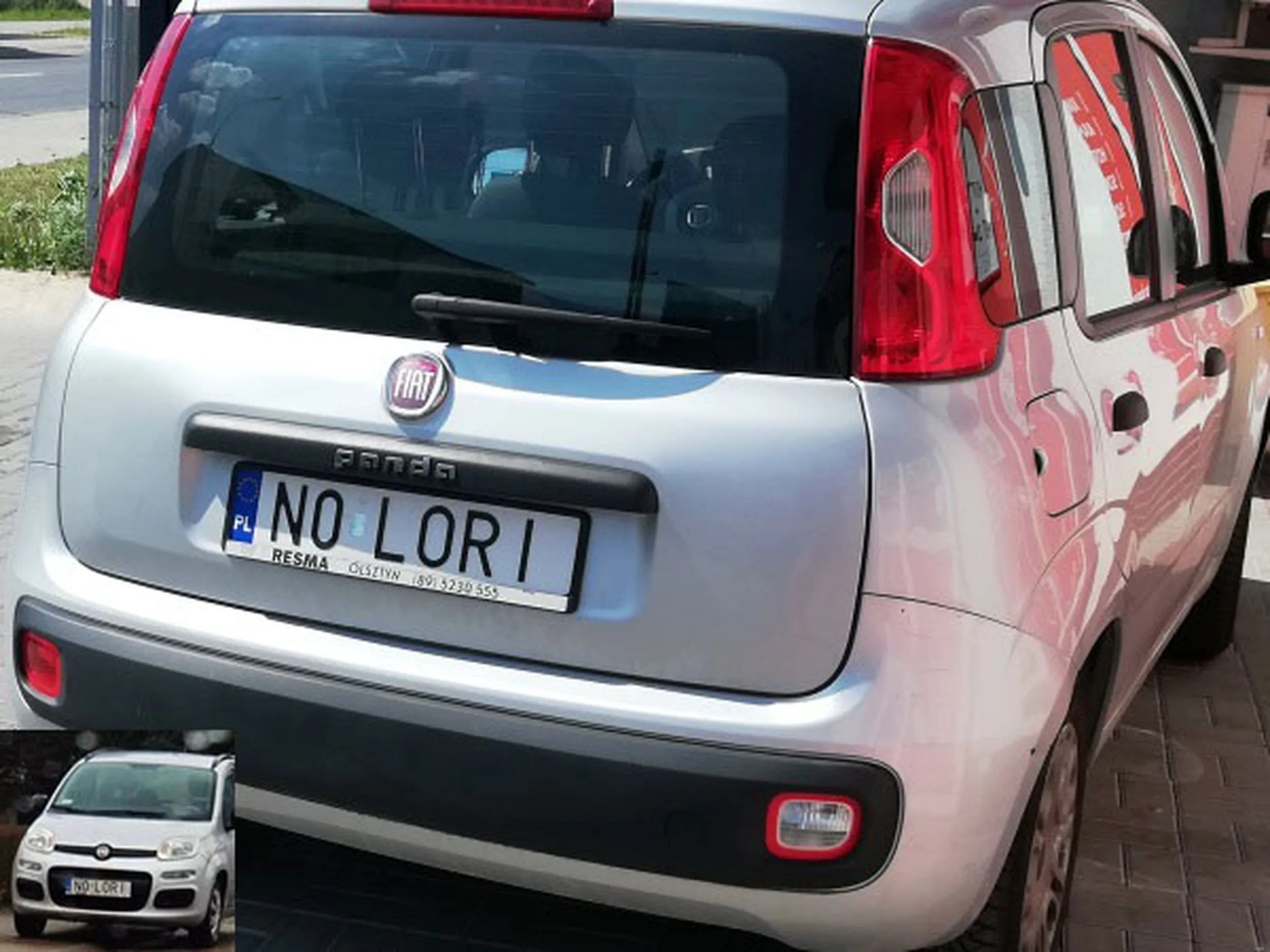 Fajny numer, blacha N0 LORI