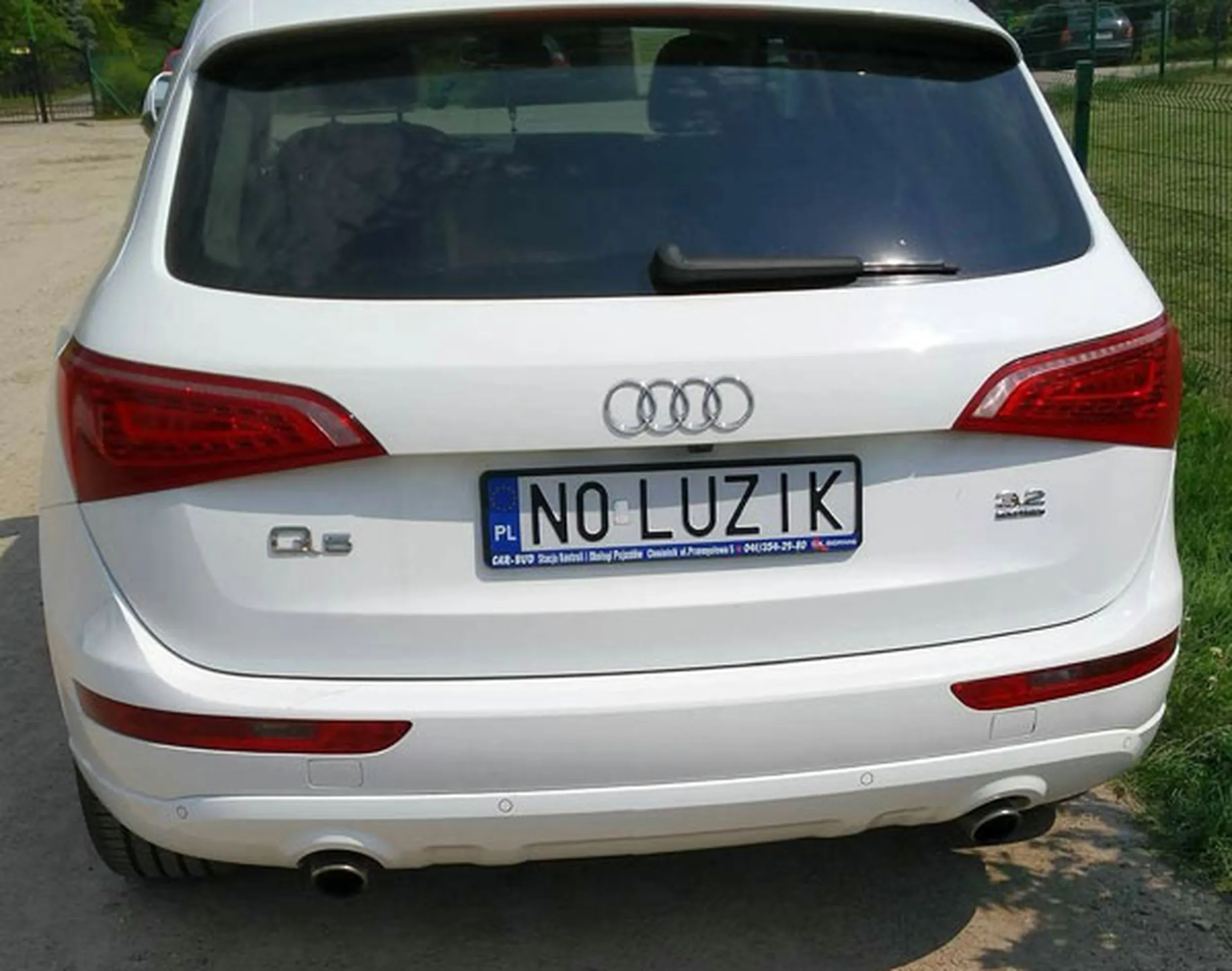 Fajny numer, blacha N0 LUZIK