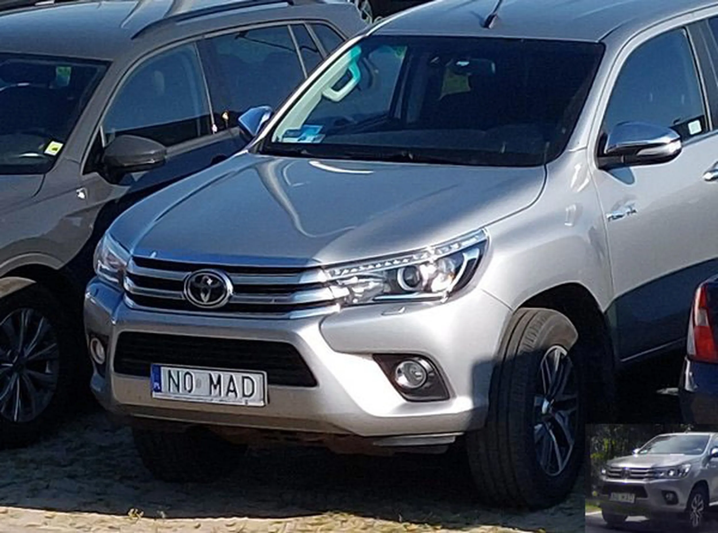 Fajny numer, blacha N0 MAD