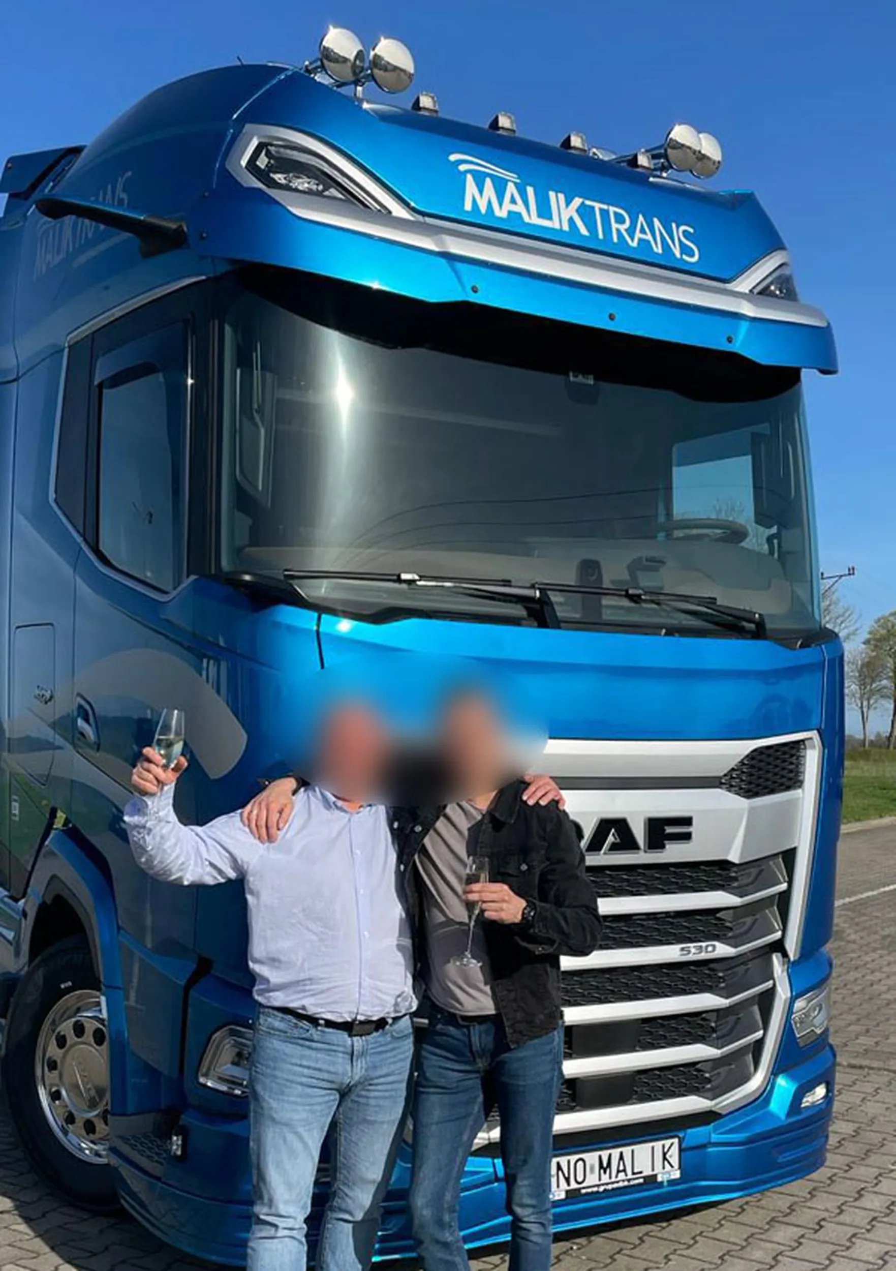 Fajny numer, blacha N0 MALIK