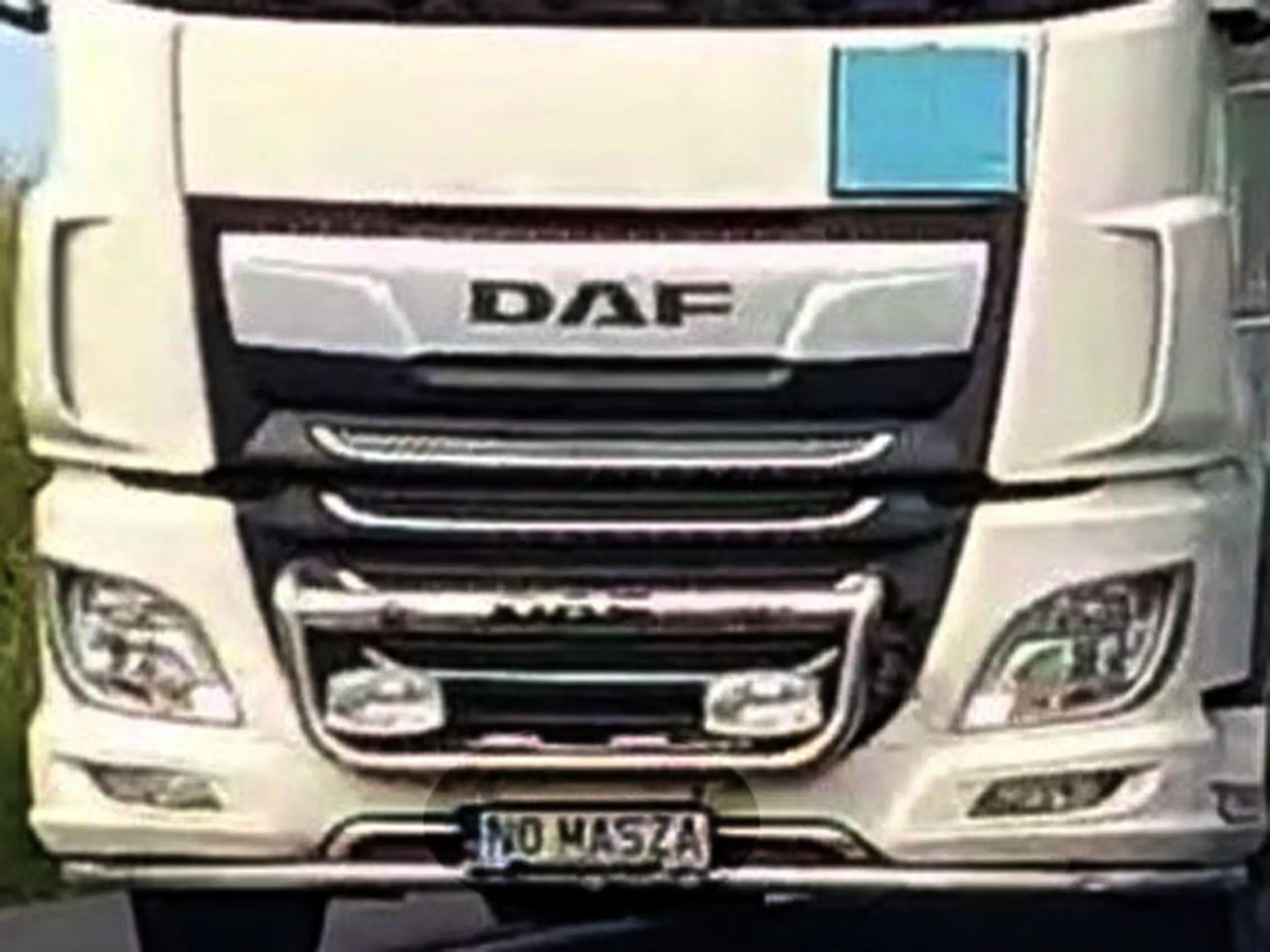 Fajny numer, blacha N0 MASZA